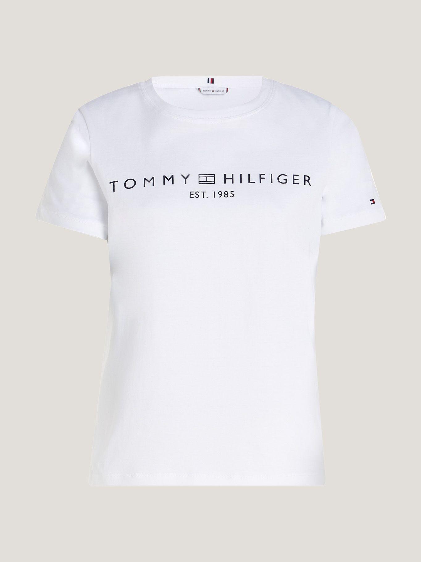 Polera Signature Con Logo Blanco Tommy Hilfiger-4