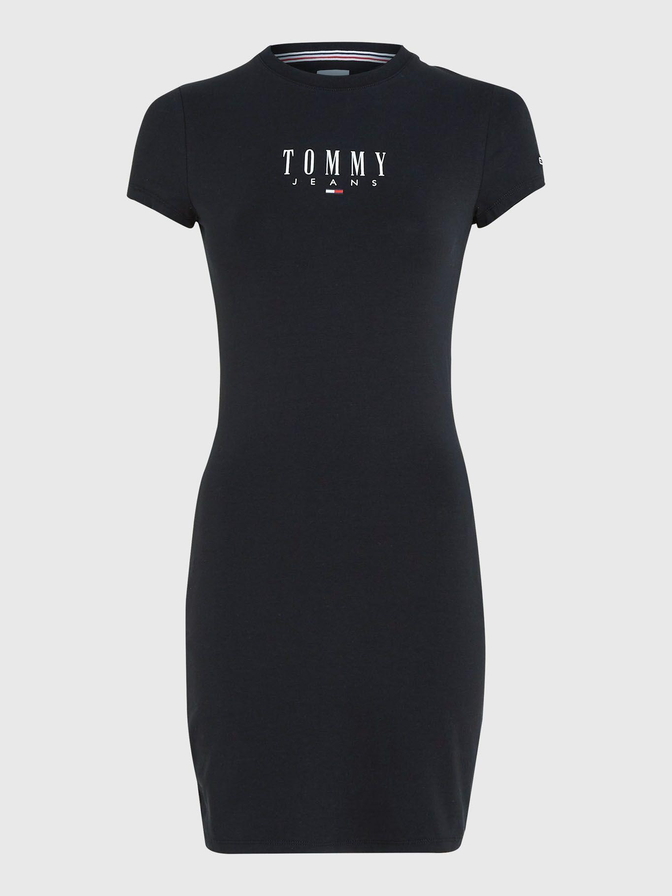 Vestido Logo Print Negro Tommy Jeans-4