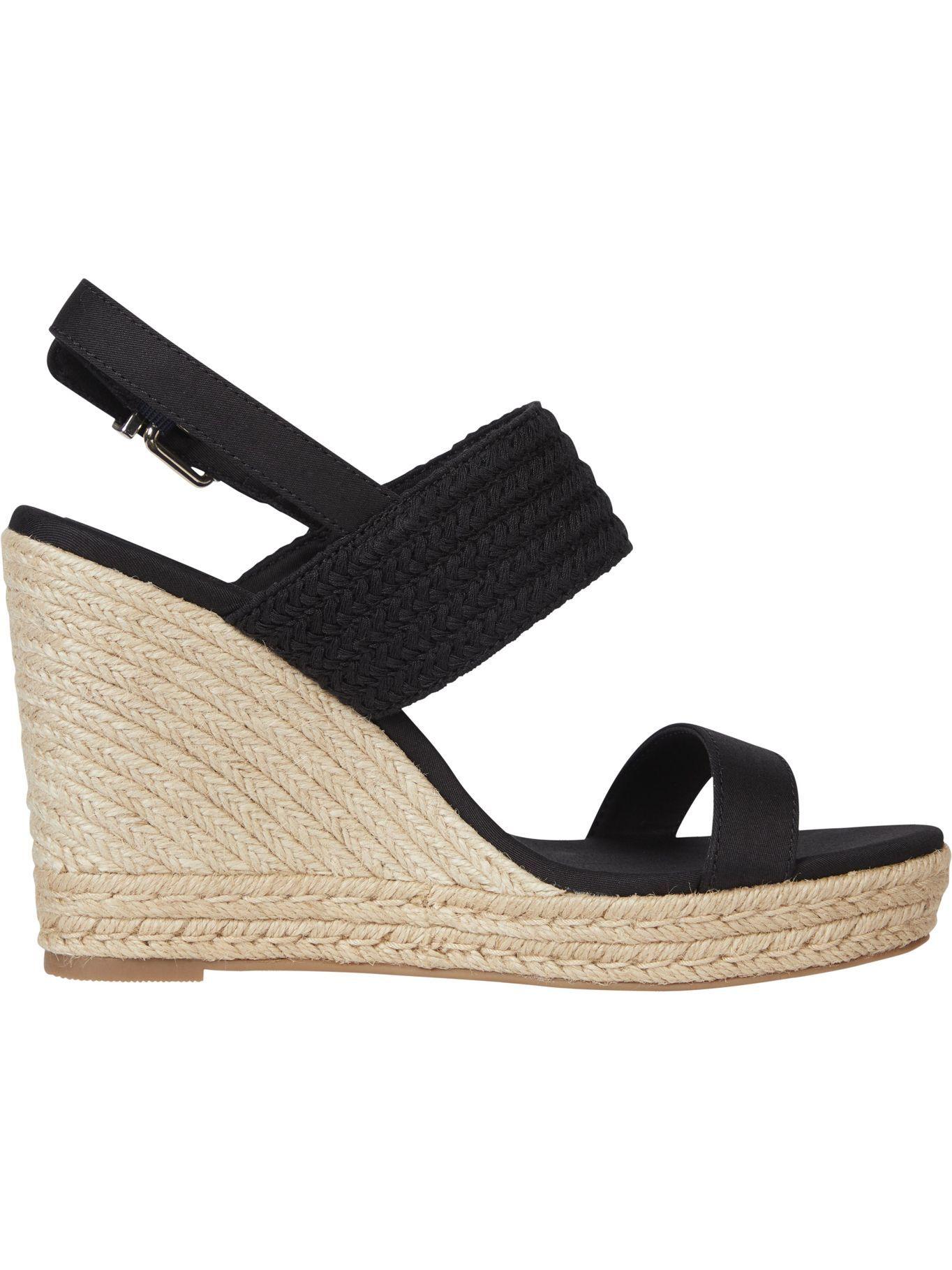 Sandalias Altas Texturizadas Negro Tommy Hilfiger-2