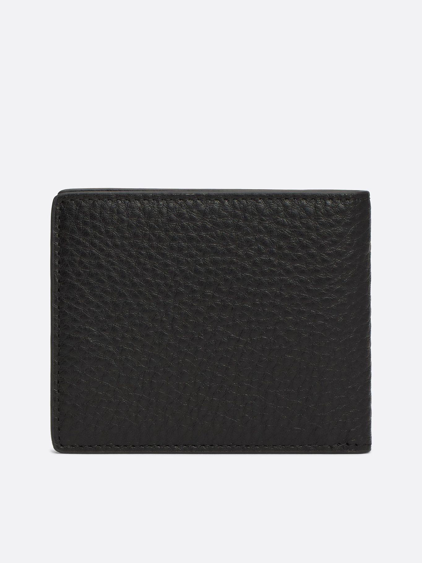 Billetera Casual Logo De Cuero Negro Tommy Hilfiger-1