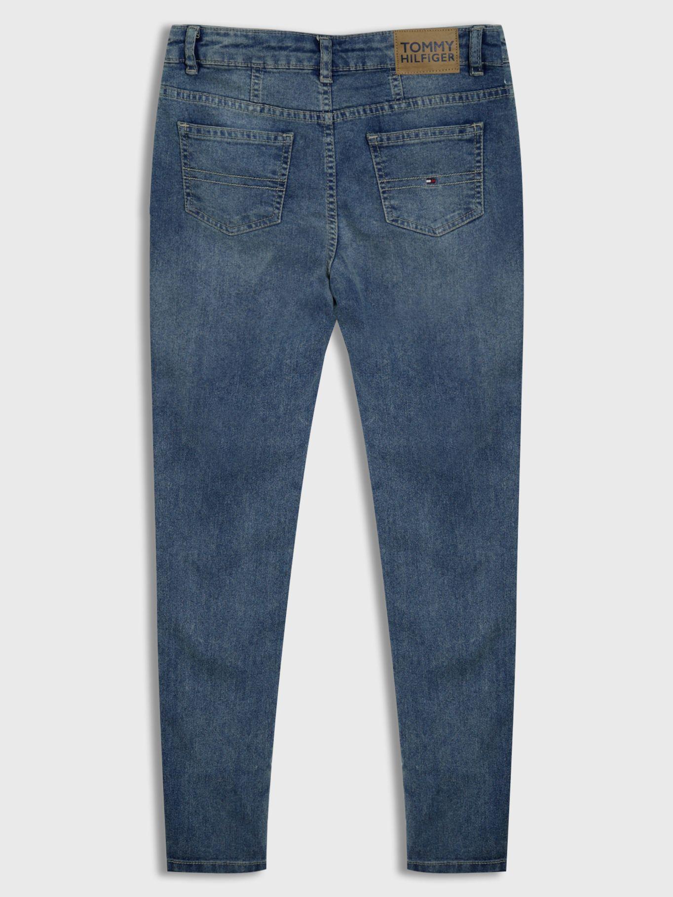 JEANS SKINNY TALLE MEDIO AZUL 490 TOMMY HILFIGER-1
