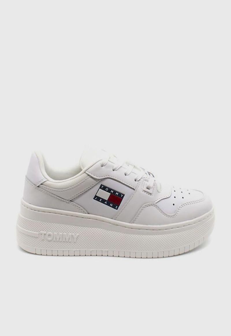 ZAPATILLAS BASKET PLATAFORMA BLANCO TOMMY HILFIGER-4