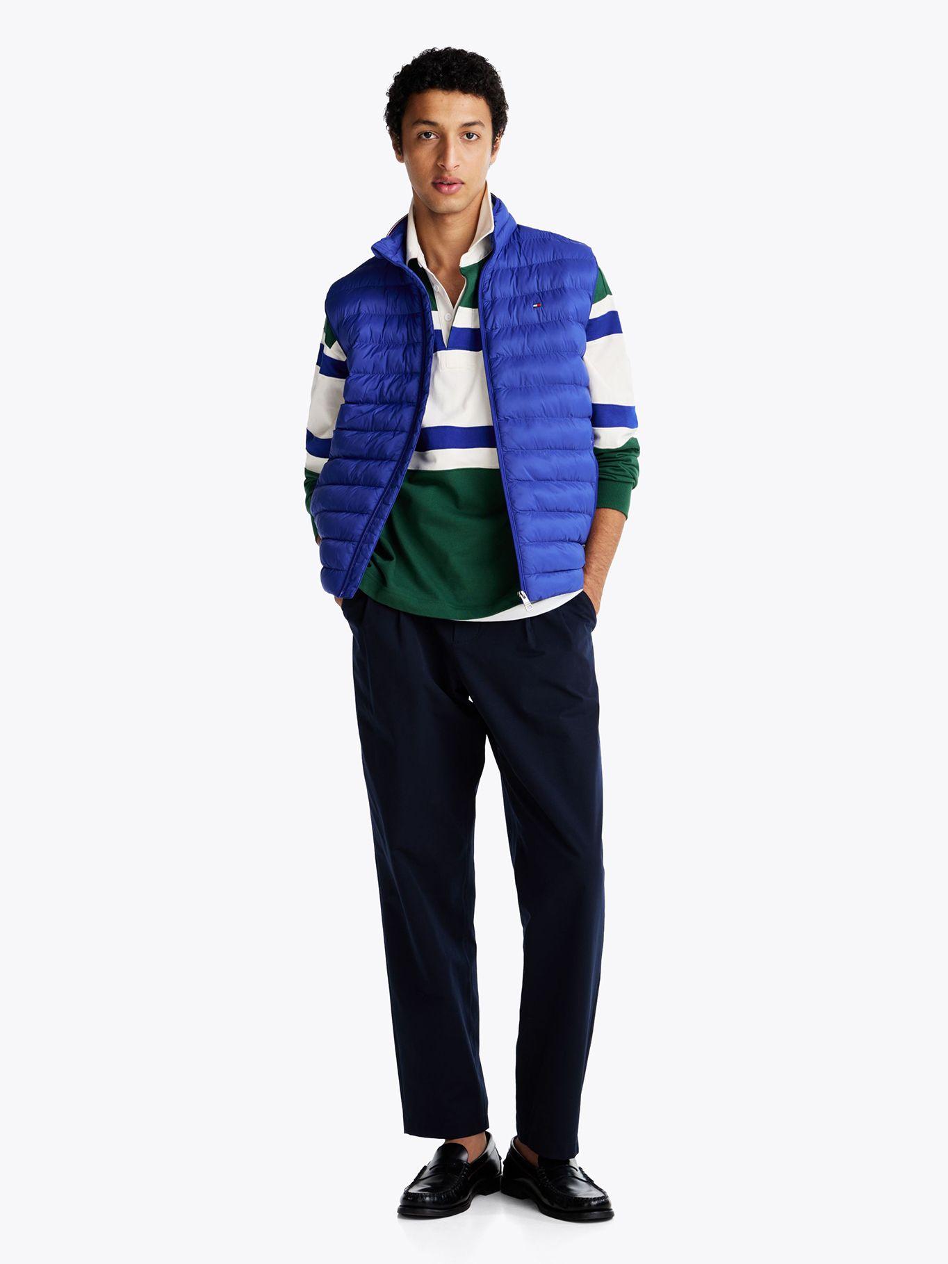 Parka Vest Plegable Repelente Al Agua Azul Tommy Hilfiger-1