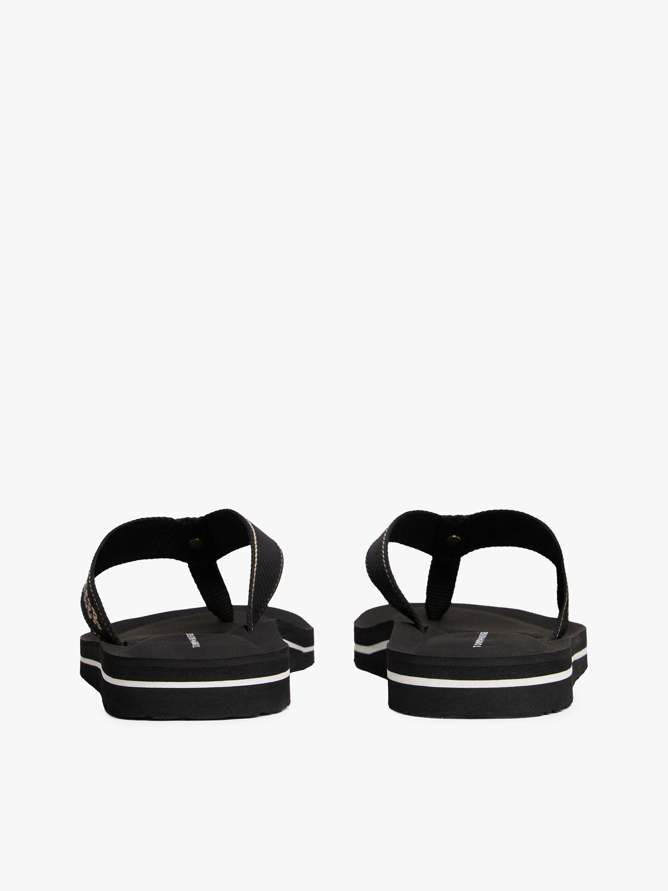 Sandalias Con Logo En Jacquard Negro Tommy Hilfiger-2