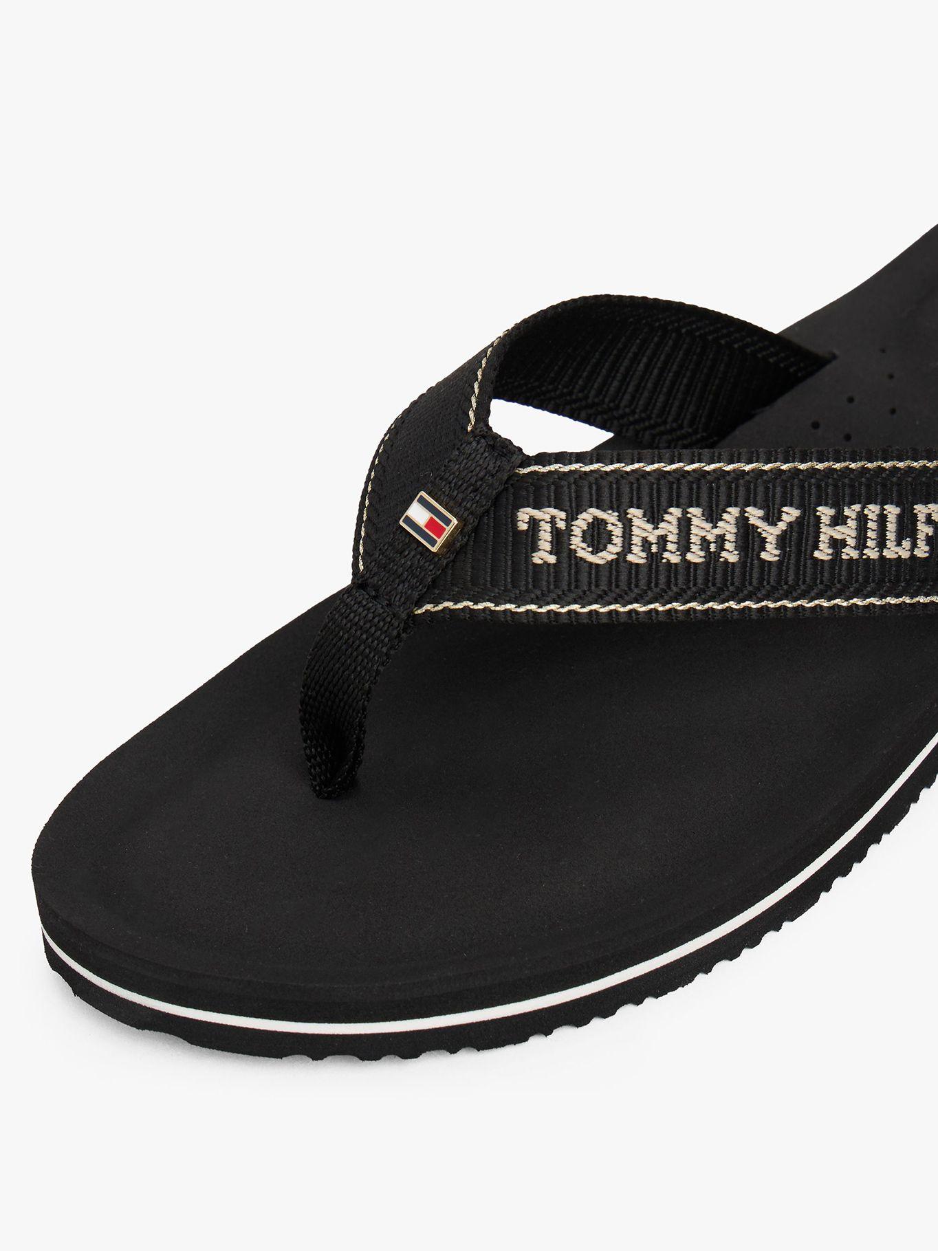 Sandalias Con Logo En Jacquard Negro Tommy Hilfiger-7
