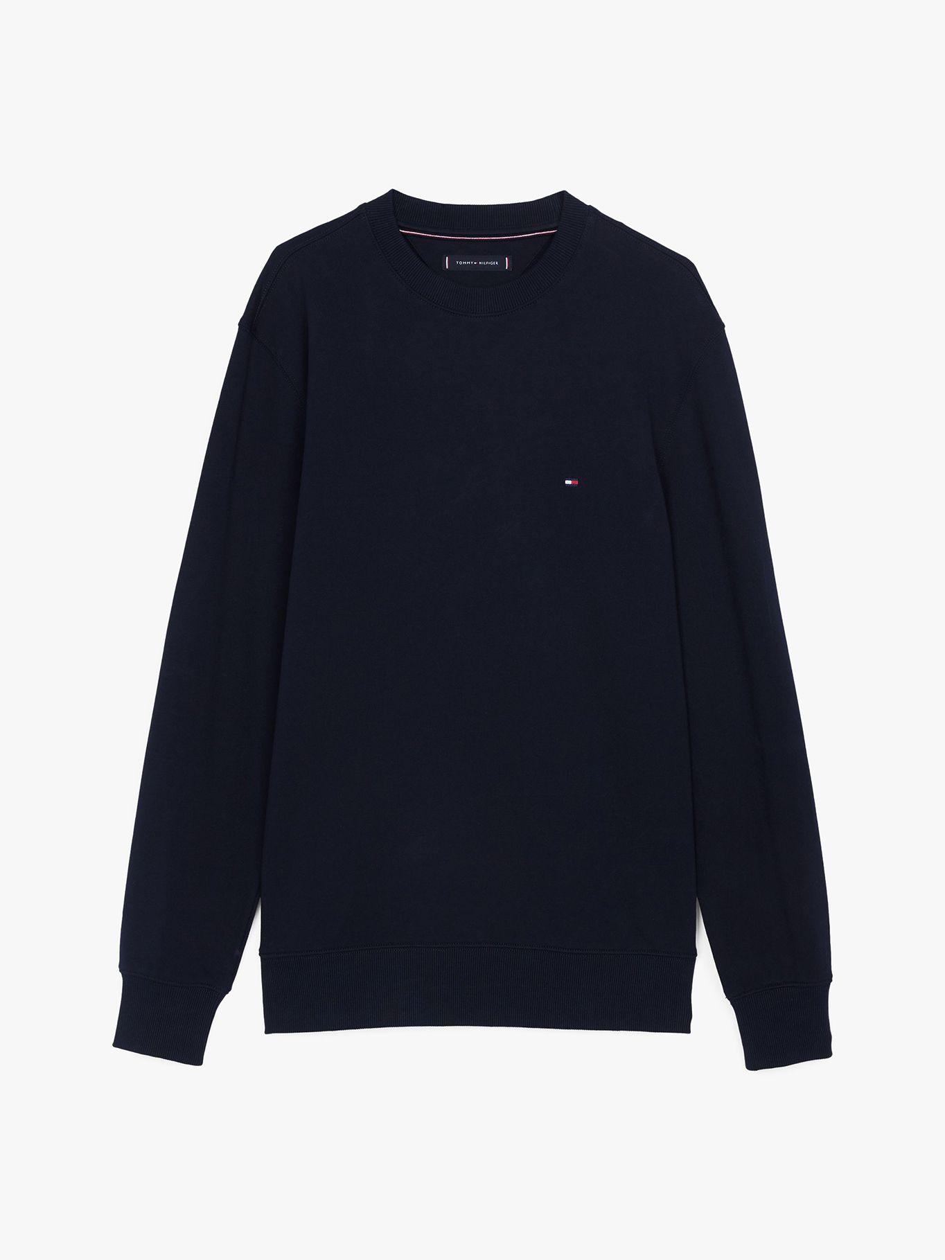 Polerón Solid Con Cuello Redondo Azul Tommy Hilfiger-4