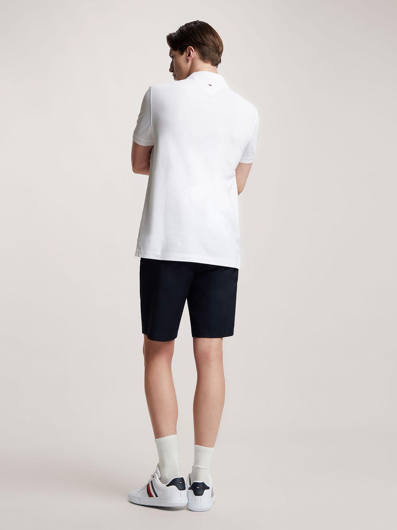 Polo Regular Fit Monotype Logo Blanco Tommy Hilfiger-2