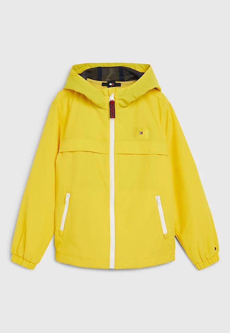 Cortavientos Chicago Con Gorro Amarillo Tommy Hilfiger-0