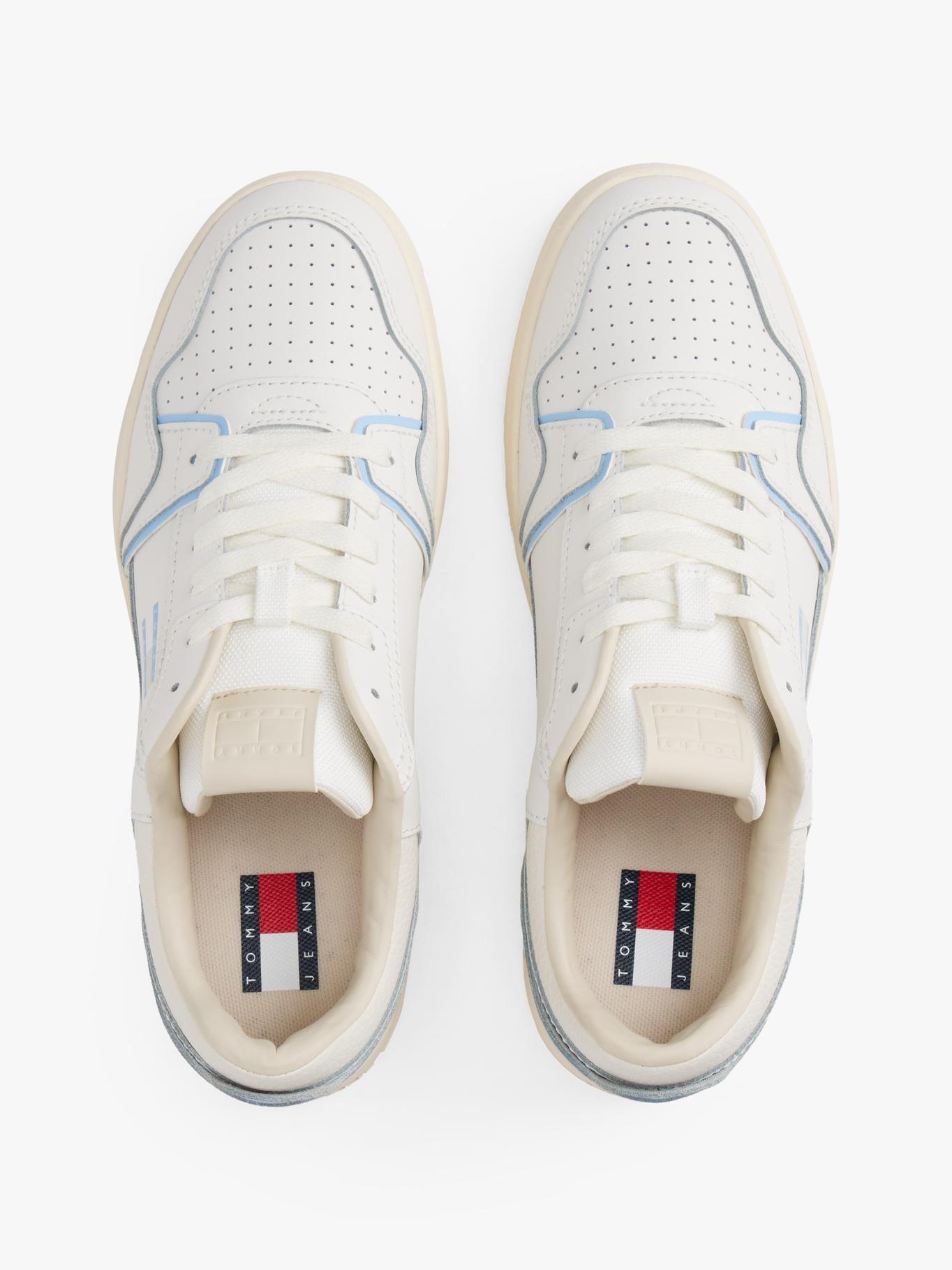 Zapatillas Retro Basket Dentadas Blanco Tommy Jeans-3