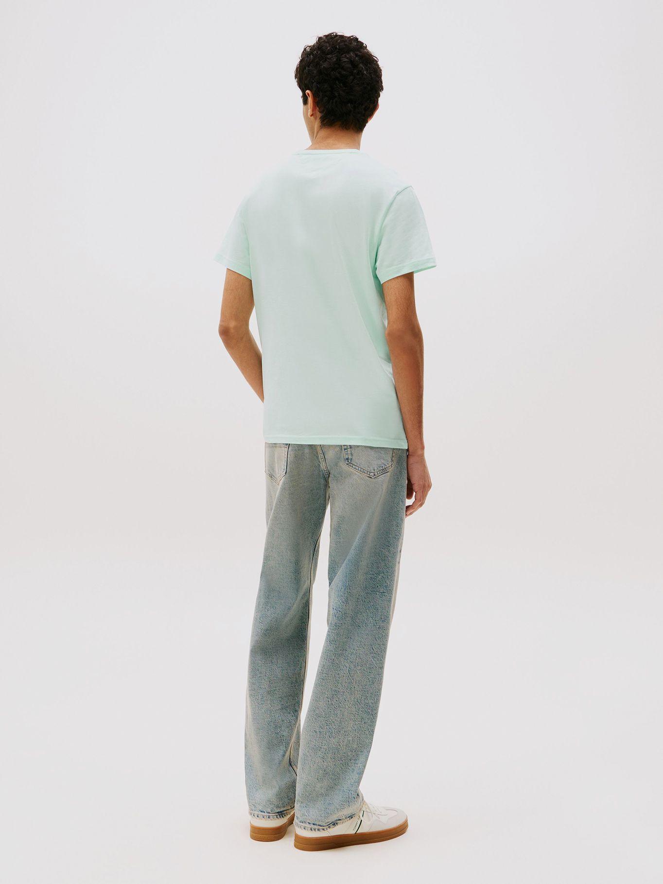 Polera Bubble Logo Slim Fit Verde Tommy Jeans-2