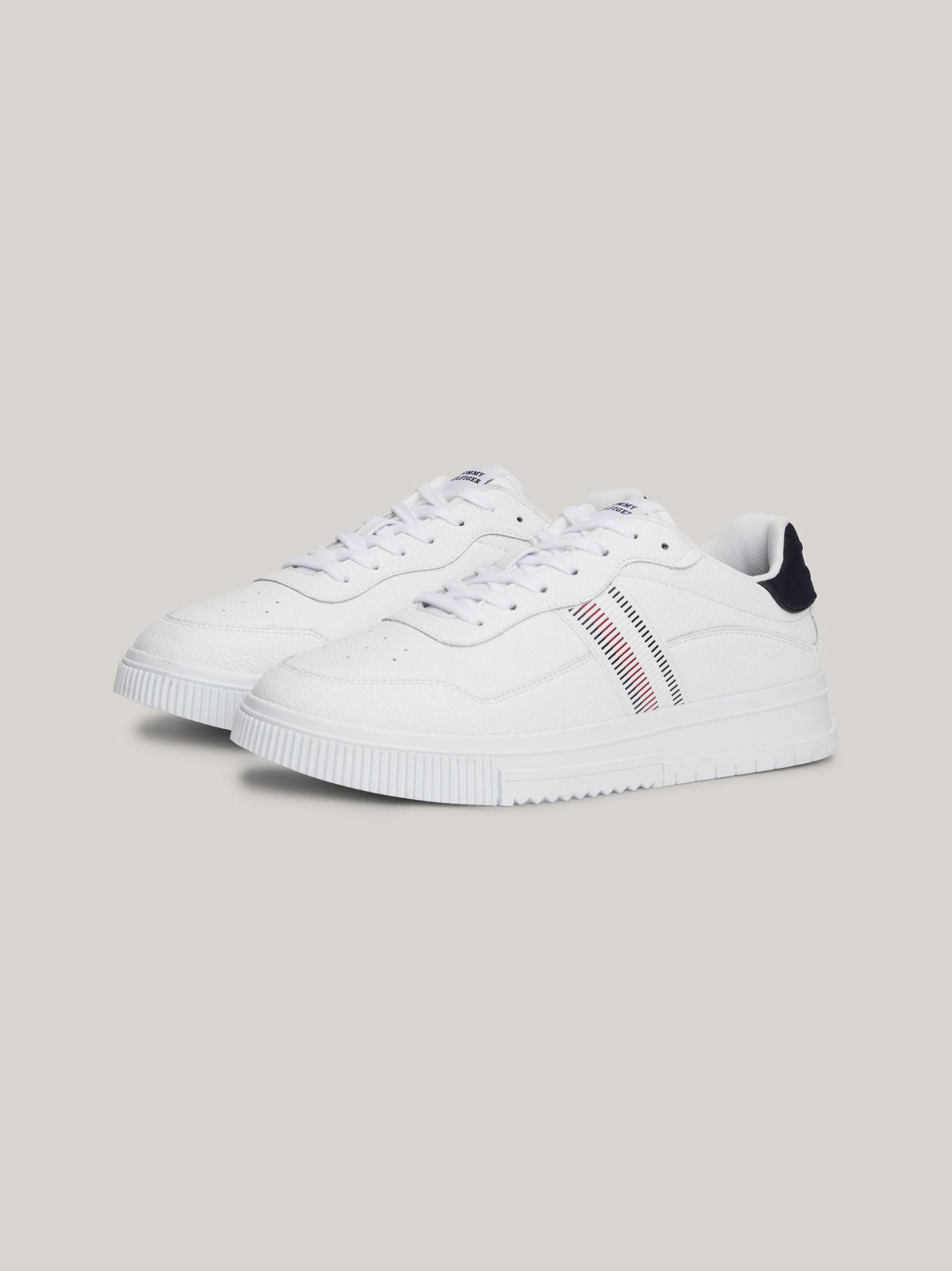 Zapatillas Supercup Stripes Cuero Blanco Tommy Hilfiger-0