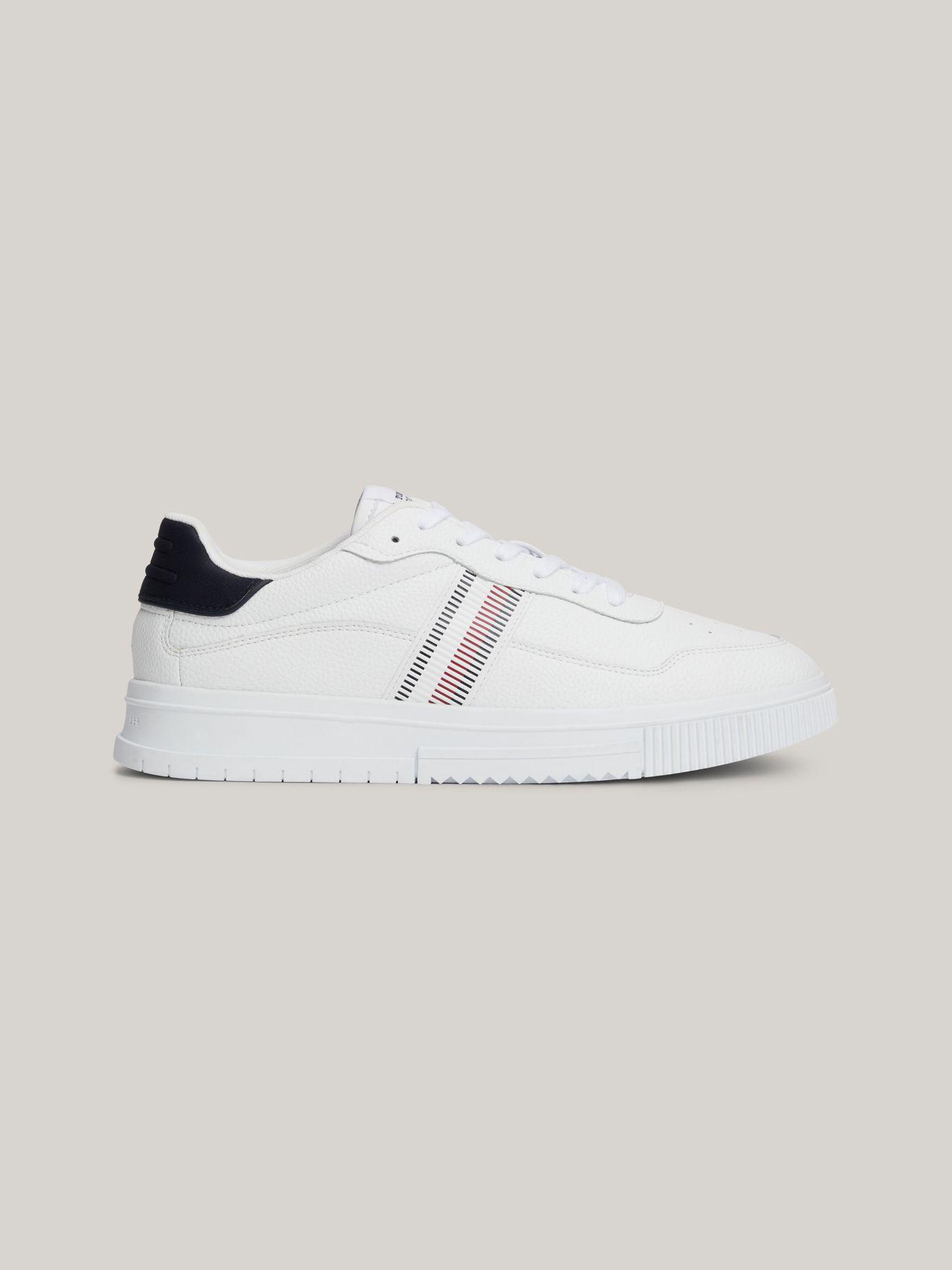 Zapatillas Supercup Stripes Cuero Blanco Tommy Hilfiger-4