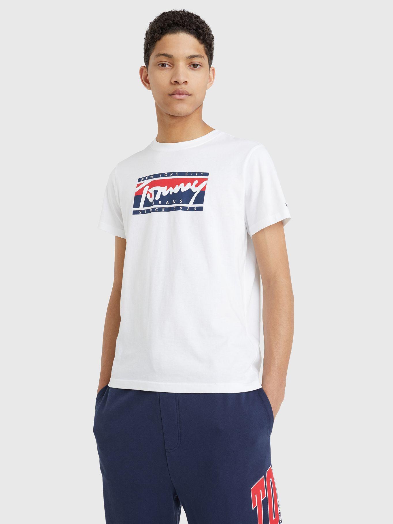 Polera Essential Con Logo Blanco Tommy Hilfiger-3