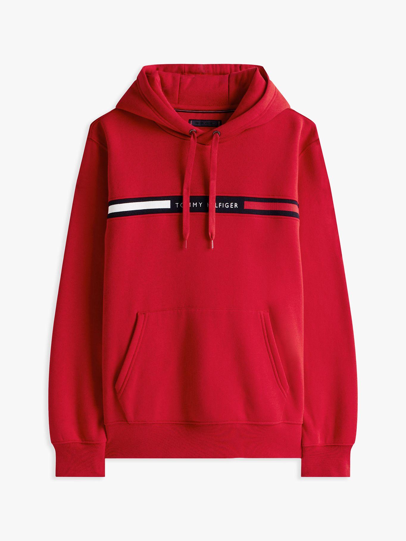 Polerón Hoodie Chest Logo Rojo XLD Tommy Hilfiger-4