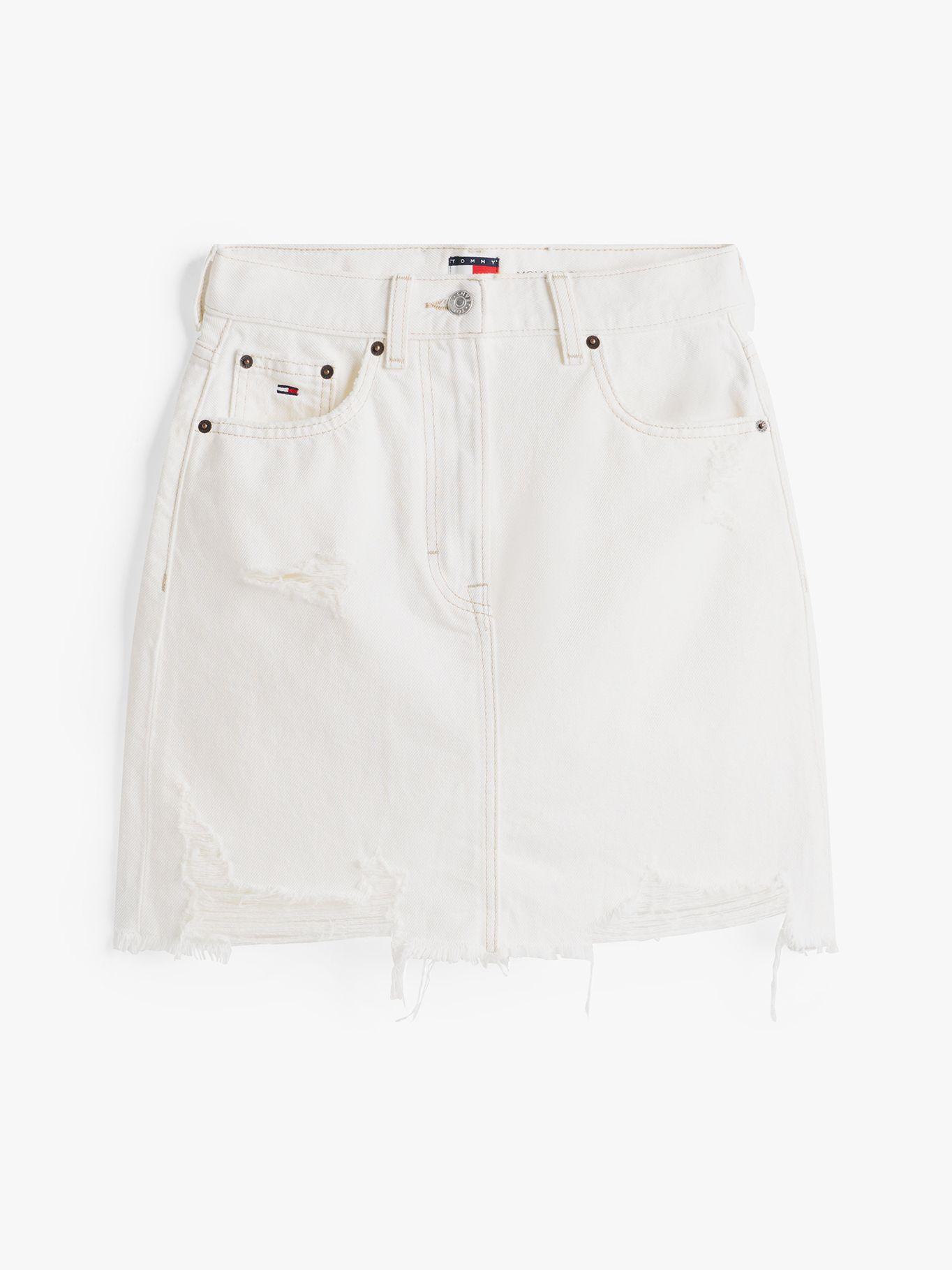 Falda Denim Mom Fit Blanco Tommy Jeans-4