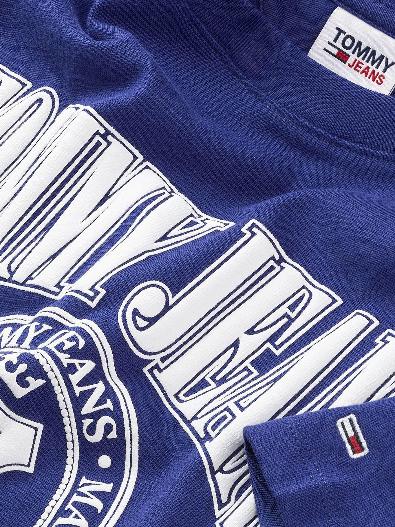 Polera Relaxed Logo Varsity Azul Tommy Hilfiger-2