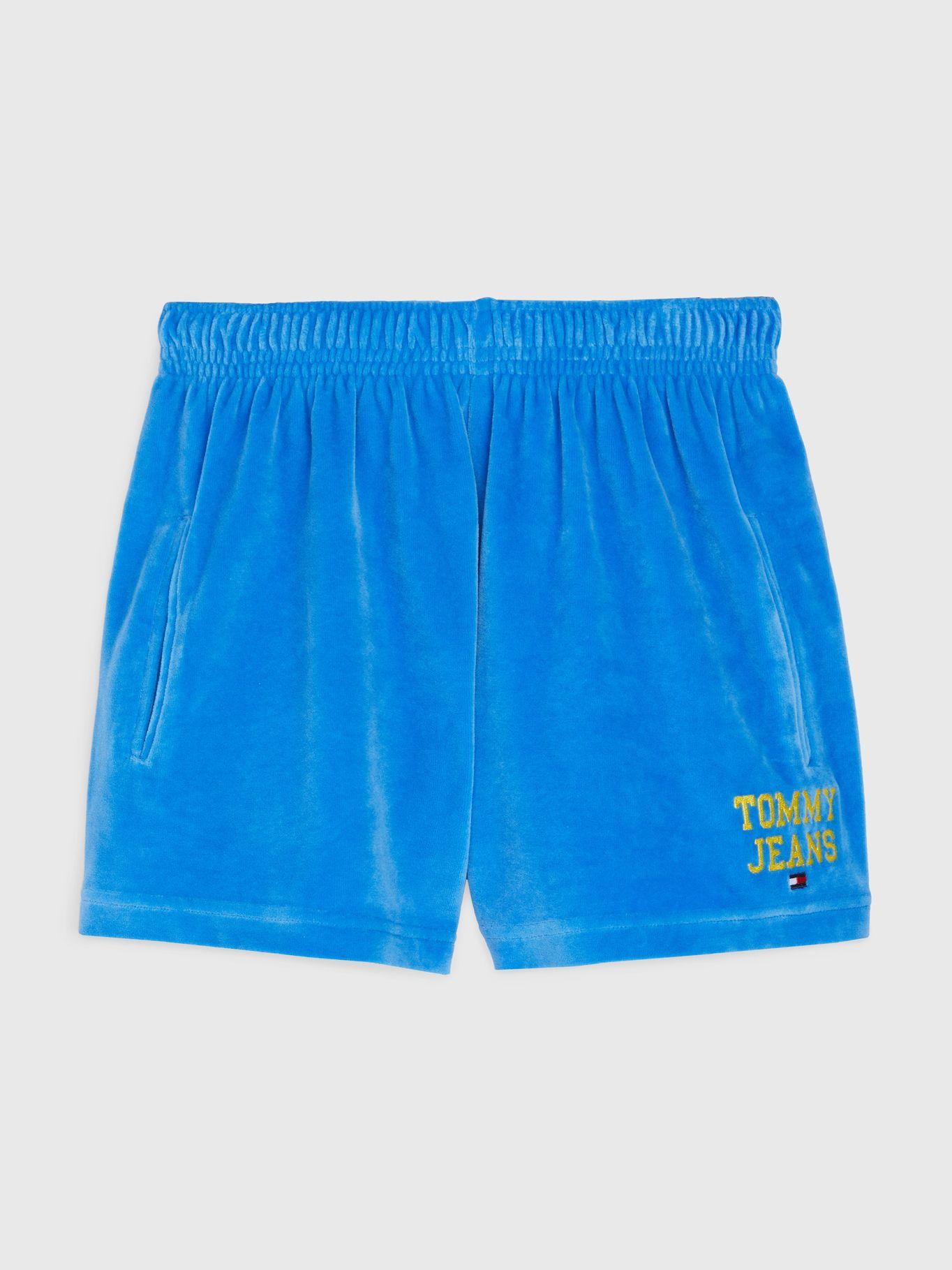 Shorts Pop Con Logo Turquesa Tommy Hilfiger-0