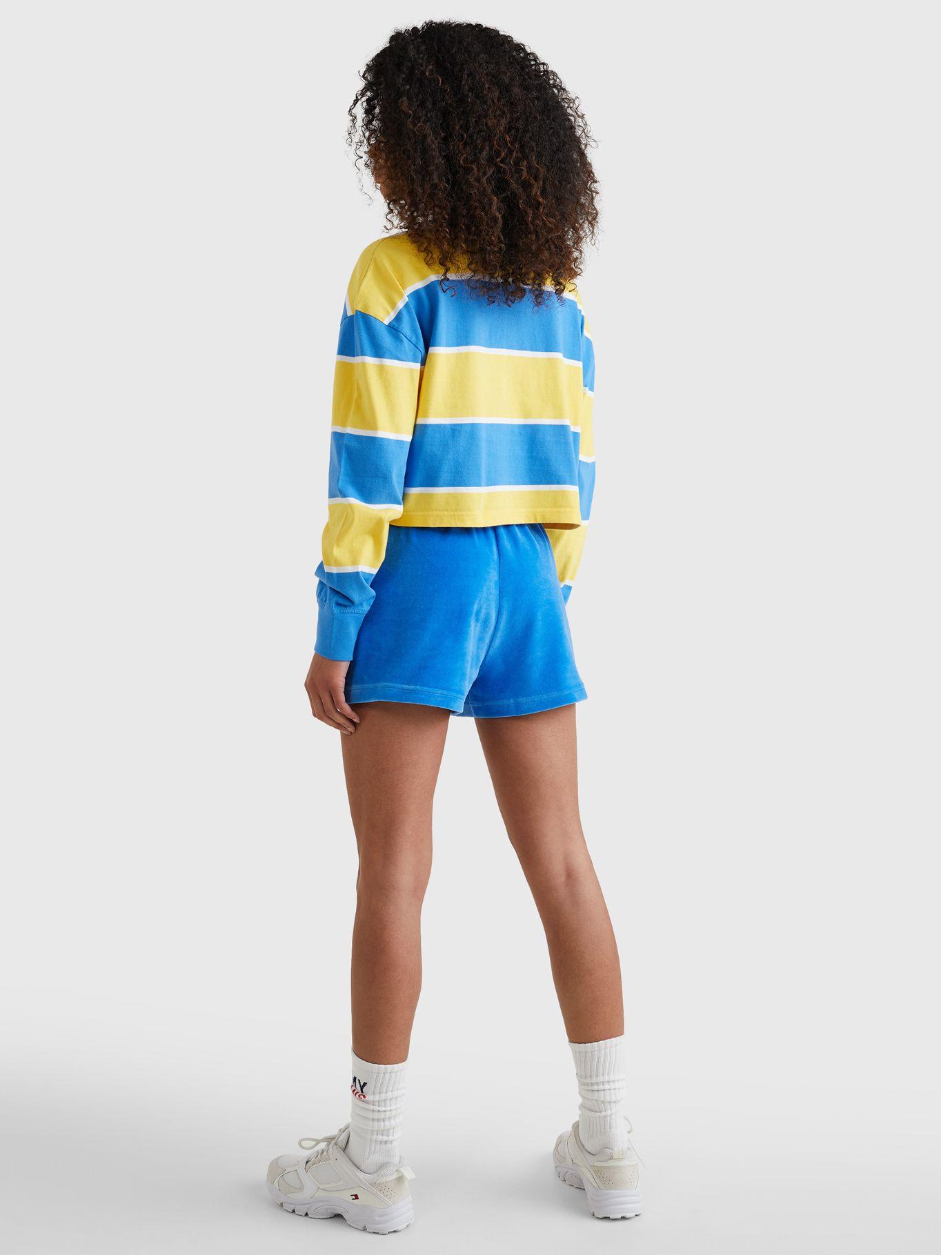 Shorts Pop Con Logo Turquesa Tommy Hilfiger-5