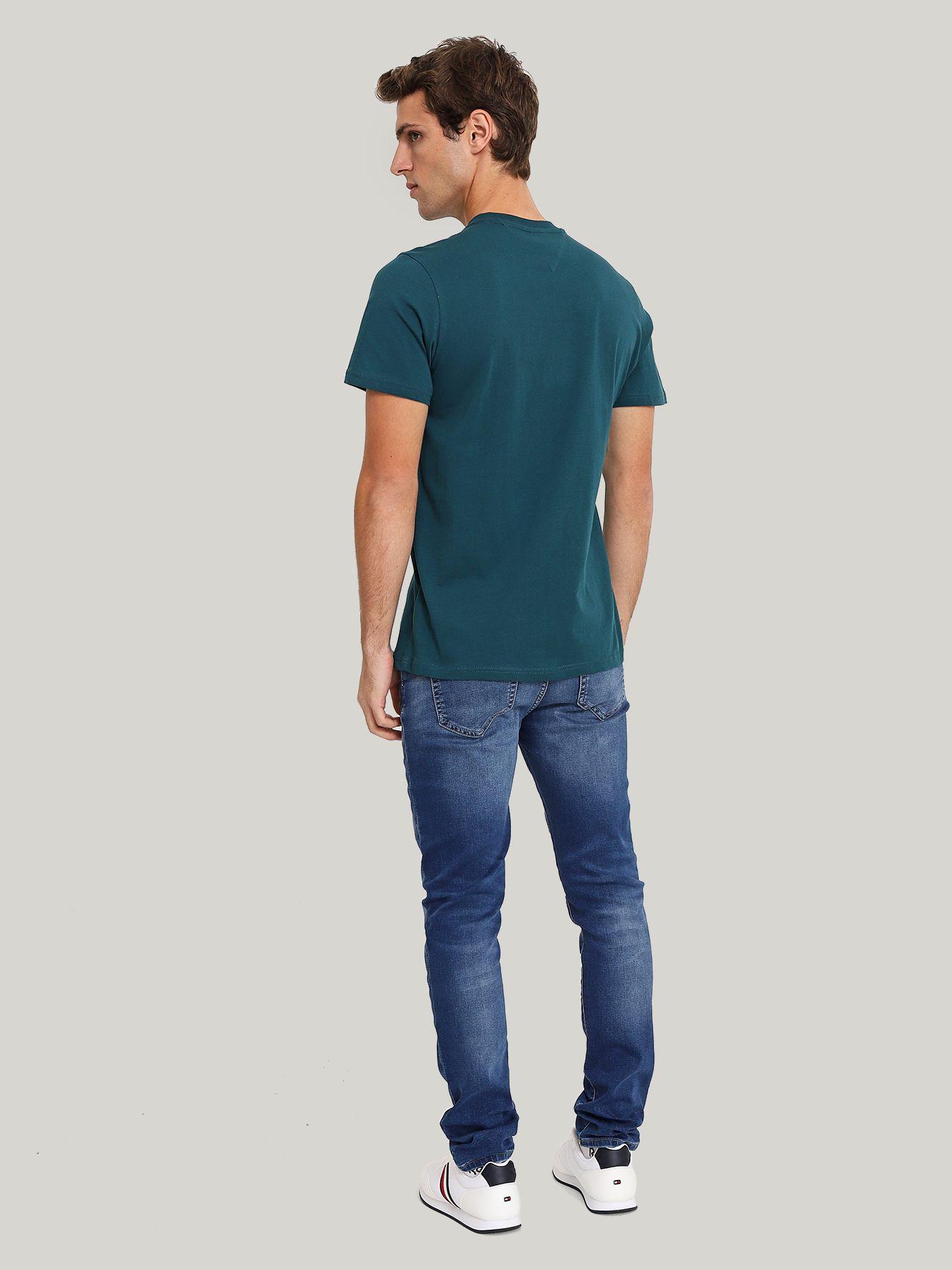 Polera Con Logo Slim Fit Verde Tommy Jeans-2