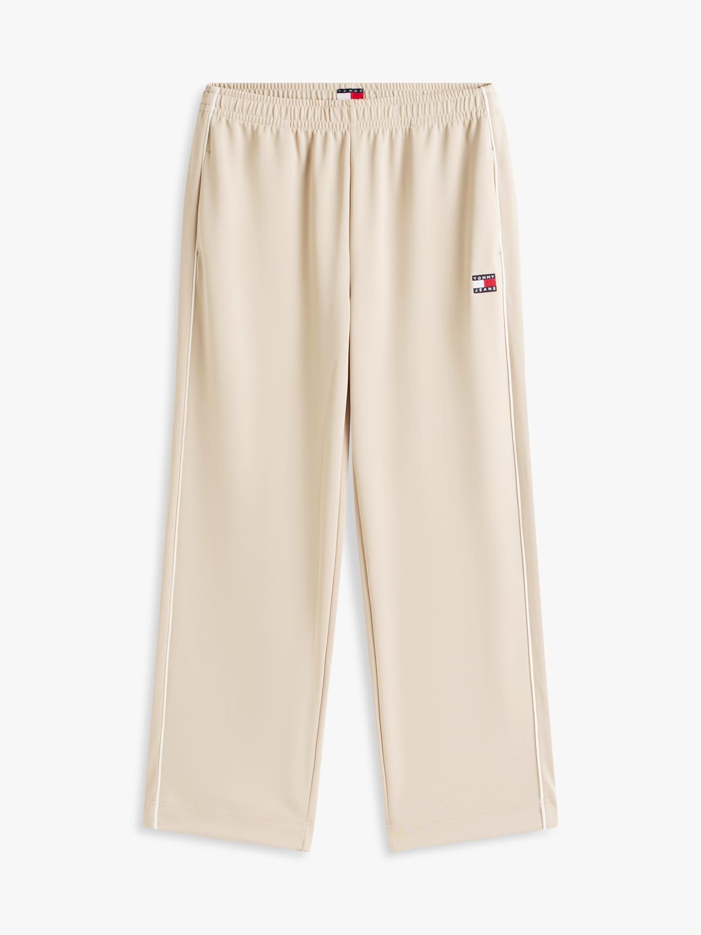 Joggers de punto con parche Tommy Tommy Jeans Beige-4