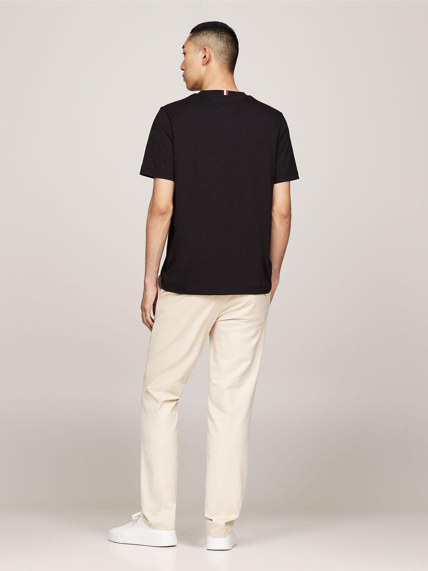 Polera Con Logo Stripe Negro Tommy Hilfiger-2