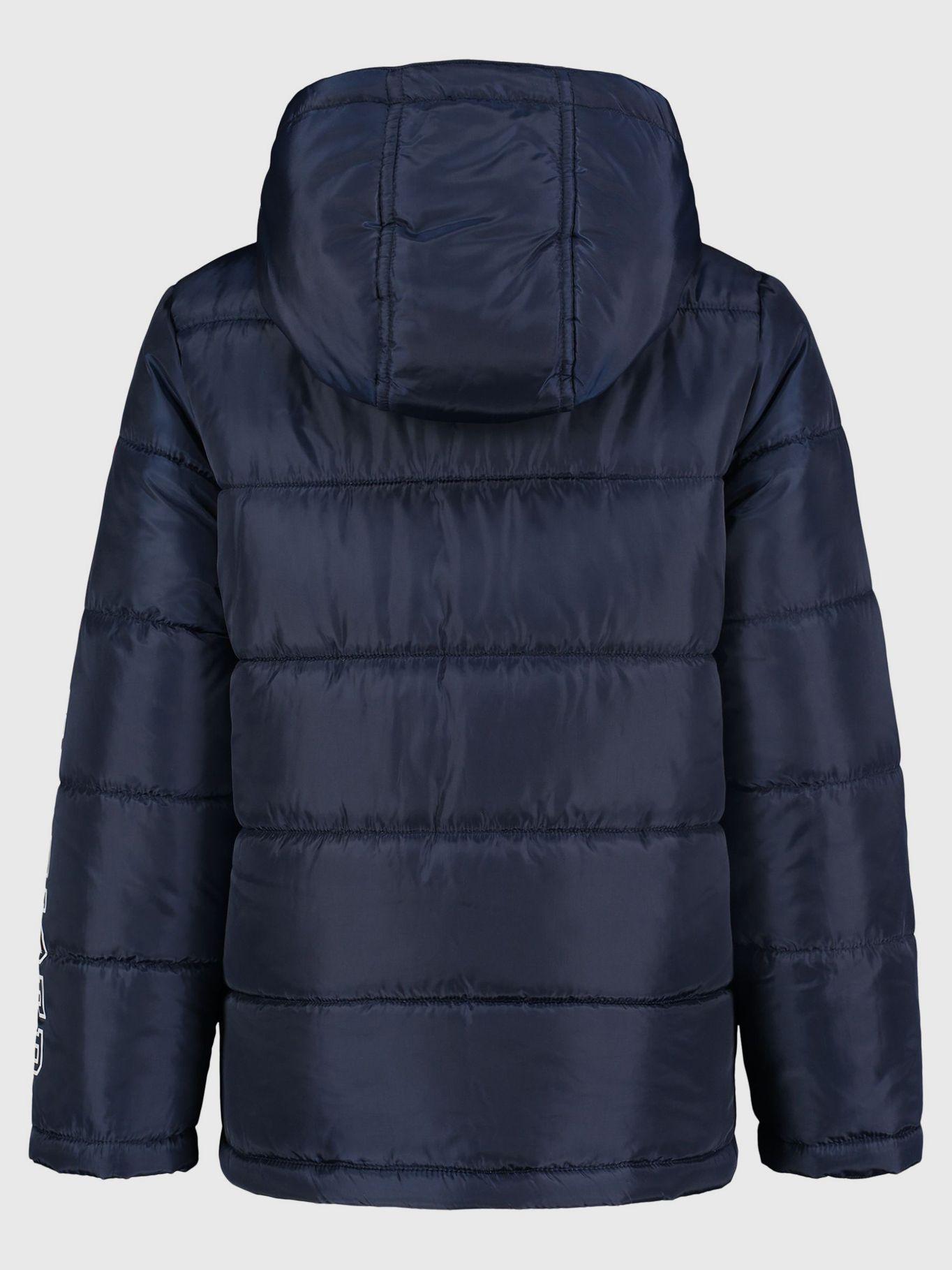 Parka De Niño Puffer Con Logo Azul Tommy Hilfiger-1