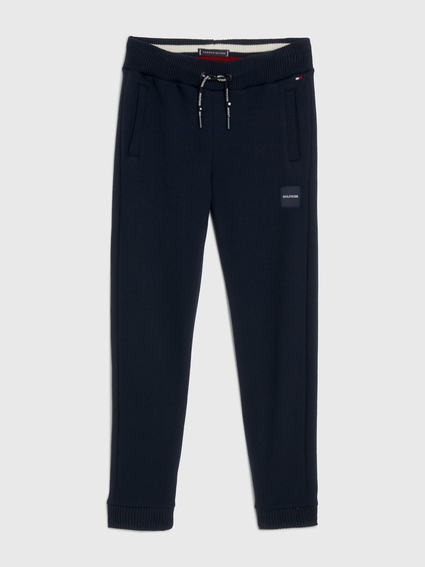 Joggers De Niño Con Logo Monotype Azul Tommy Hilfiger-0