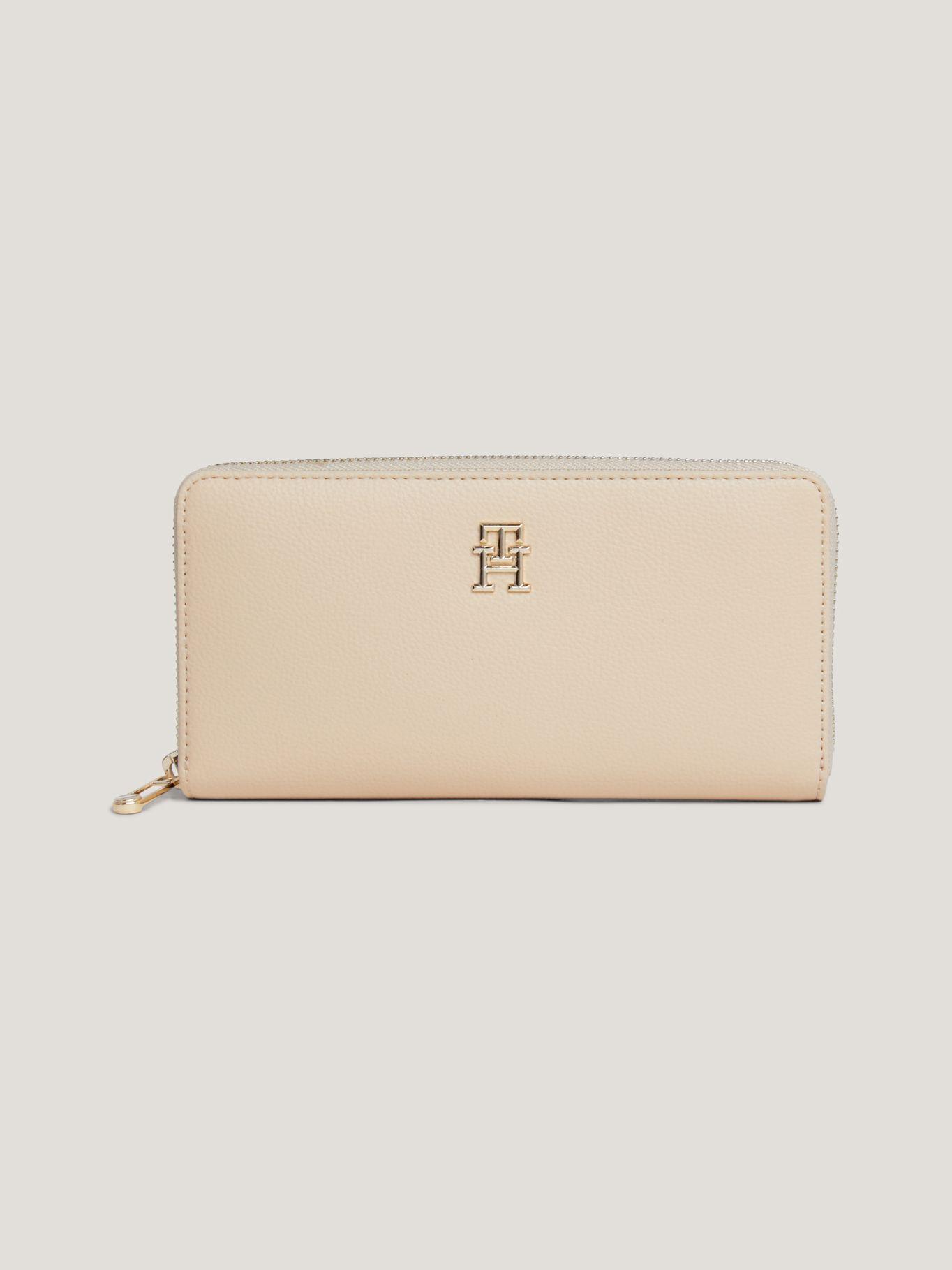 Billetera Essential Monogram Beige Tommy Hilfiger-0