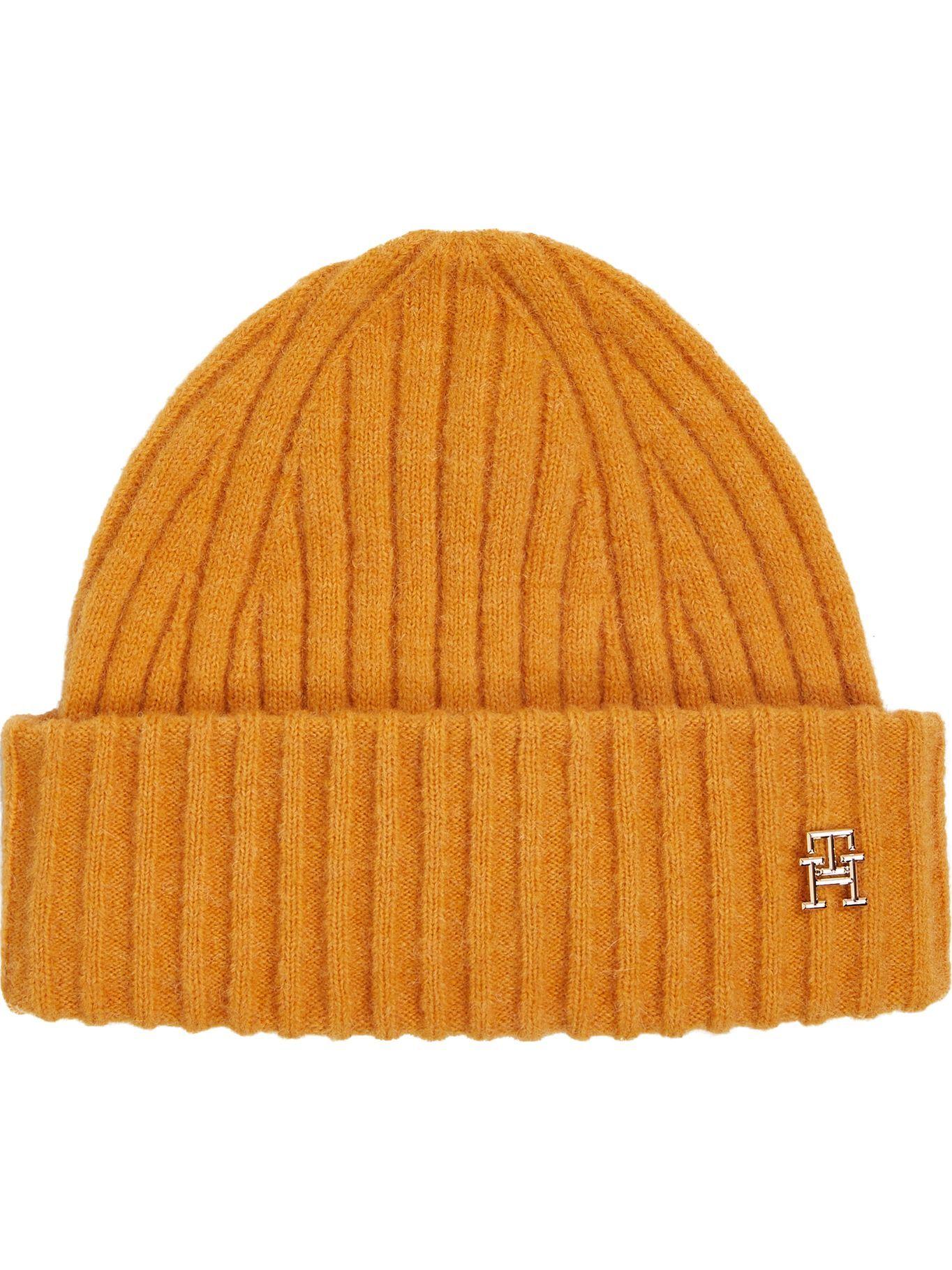 Gorro Beanie Modern Monogram Amarillo Tommy Hilfiger-0