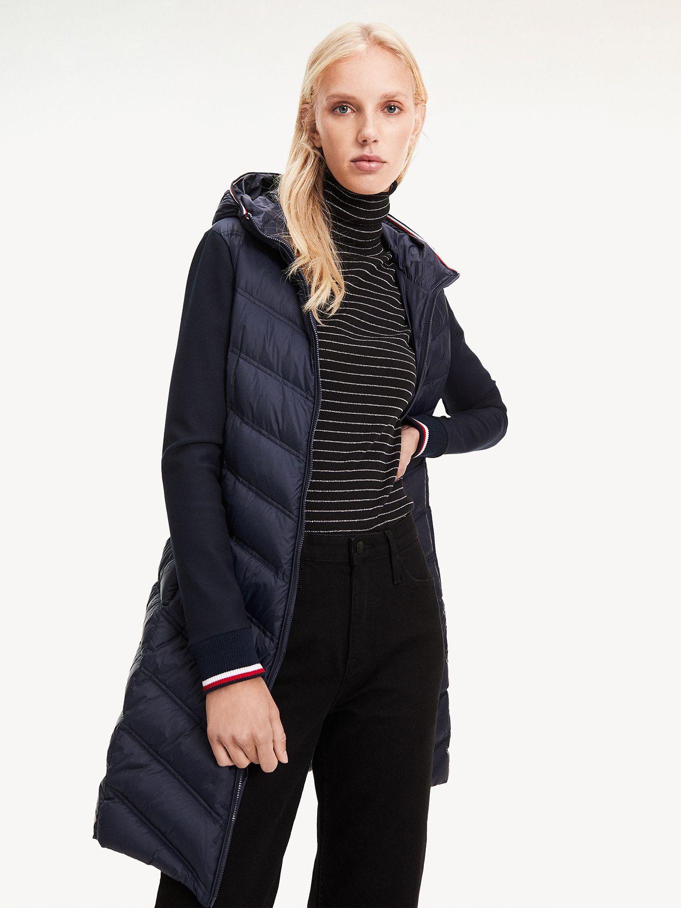 Chaqueta Bella Hybrid Down Azul Tommy Hilfiger-1