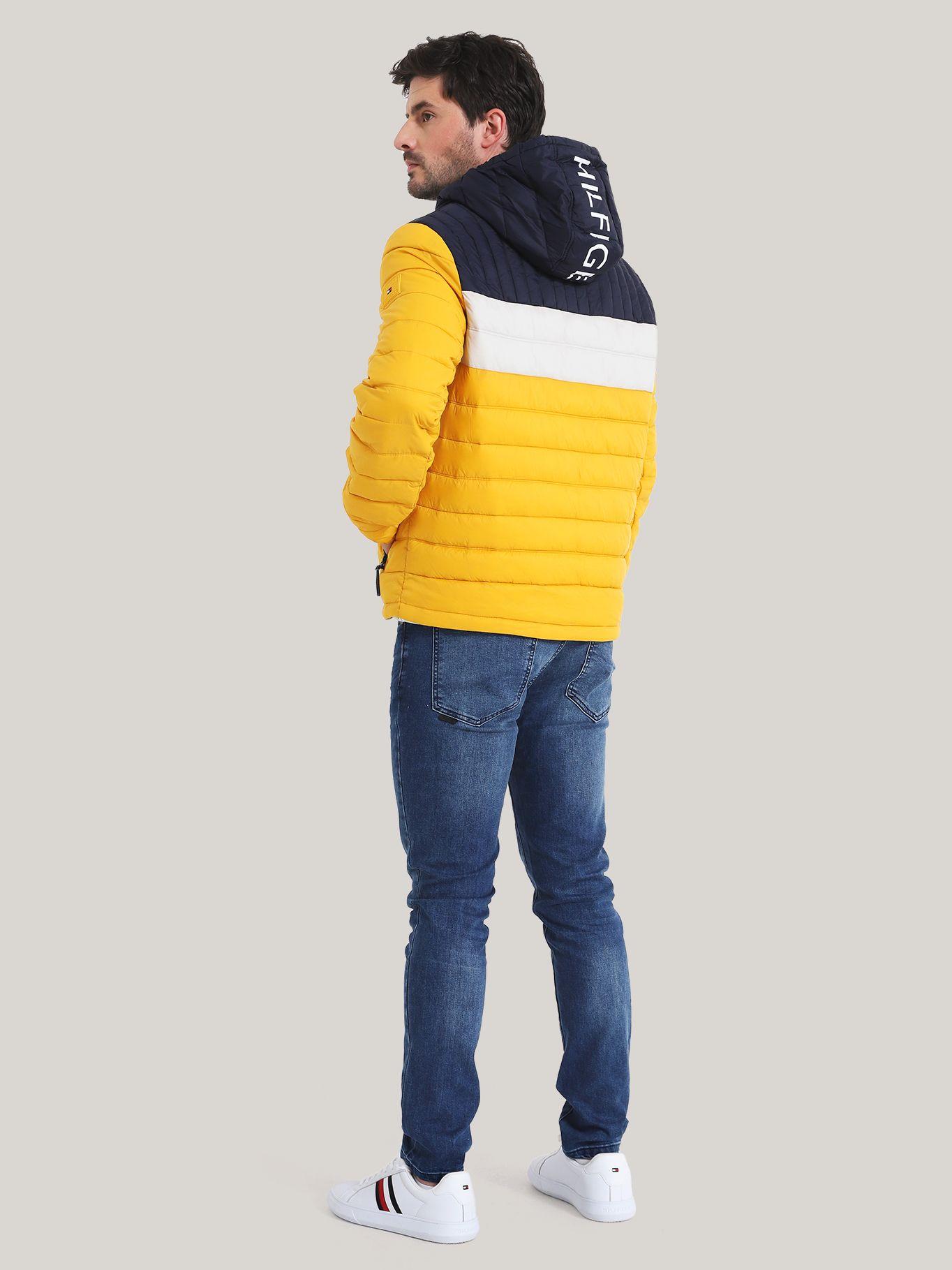 Parka Weight Quilted Colorblock Amarillo Tommy Hilfiger-2
