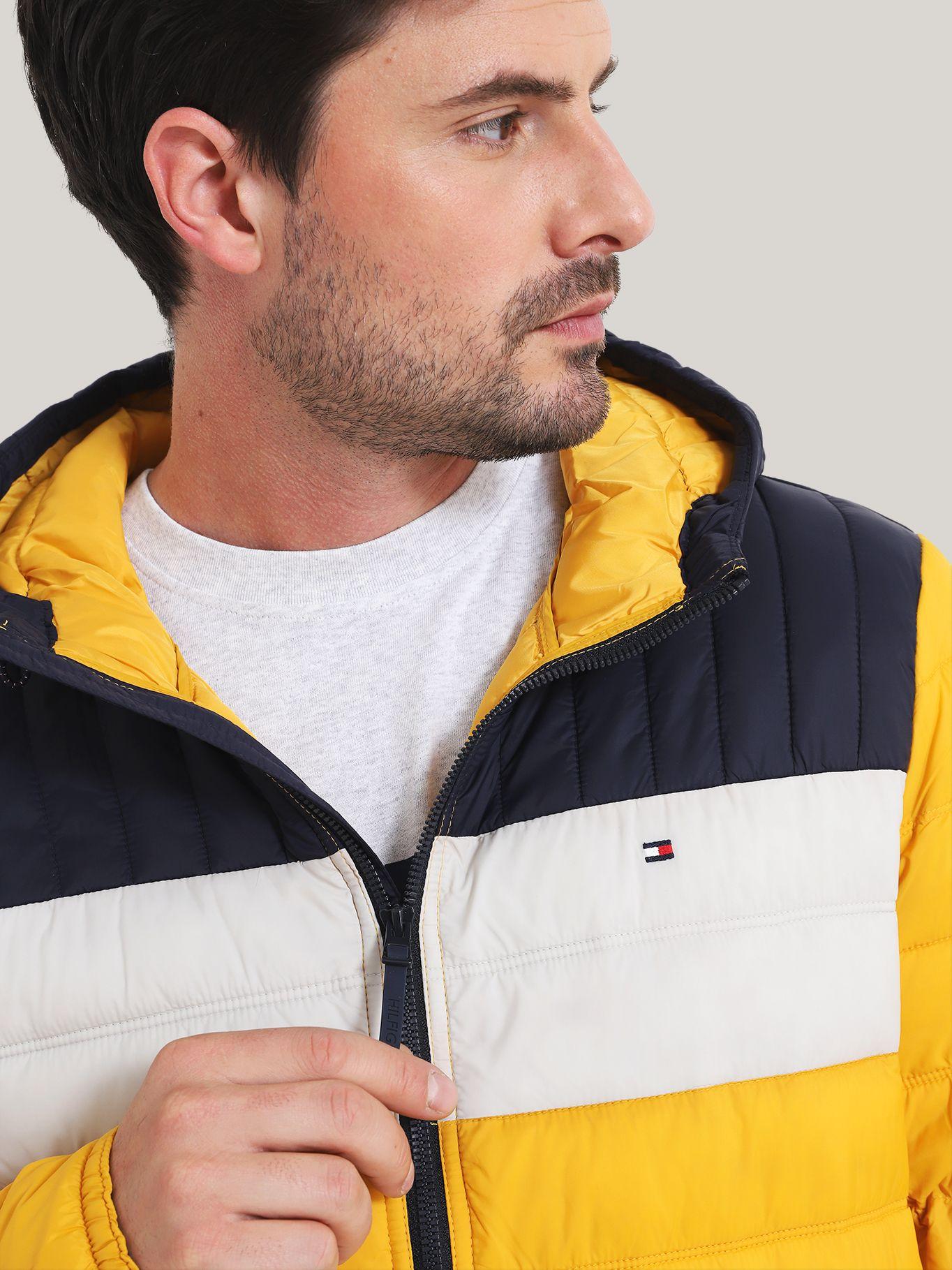 Parka Weight Quilted Colorblock Amarillo Tommy Hilfiger-3