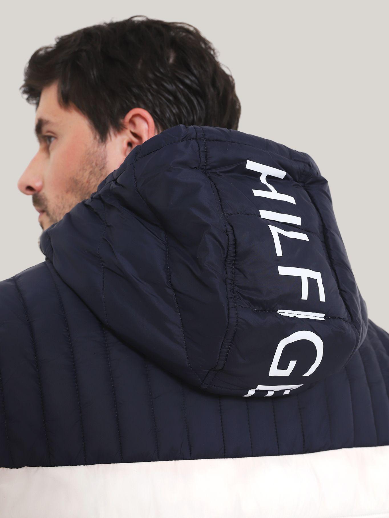 Parka Weight Quilted Colorblock Amarillo Tommy Hilfiger-4