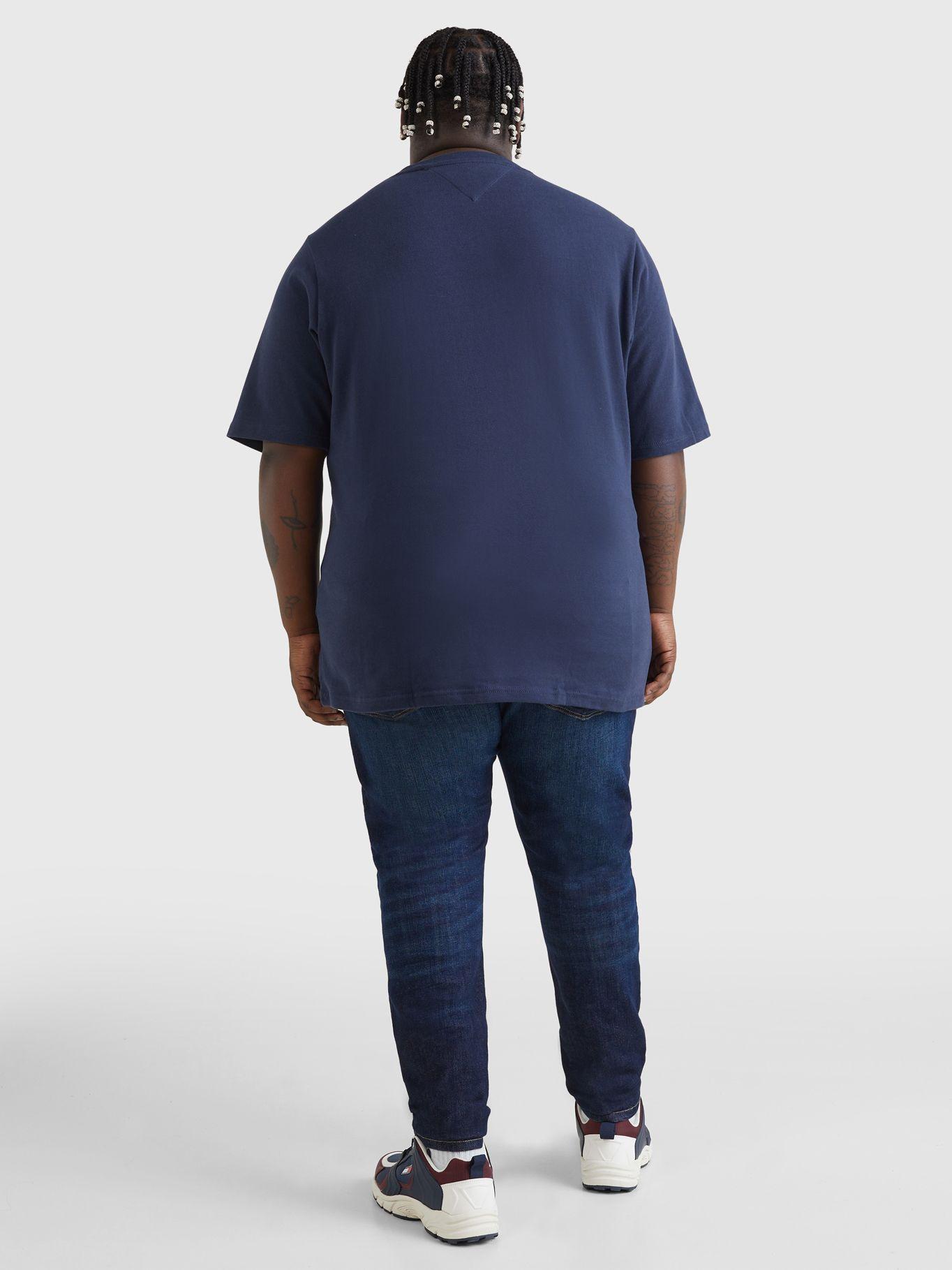 Polera Plus Center Con Parche Azul Tommy Jeans-2