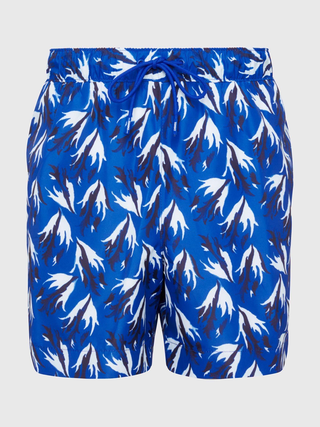Traje De Baño Essential Con Print Azul Tommy Hilfiger-3