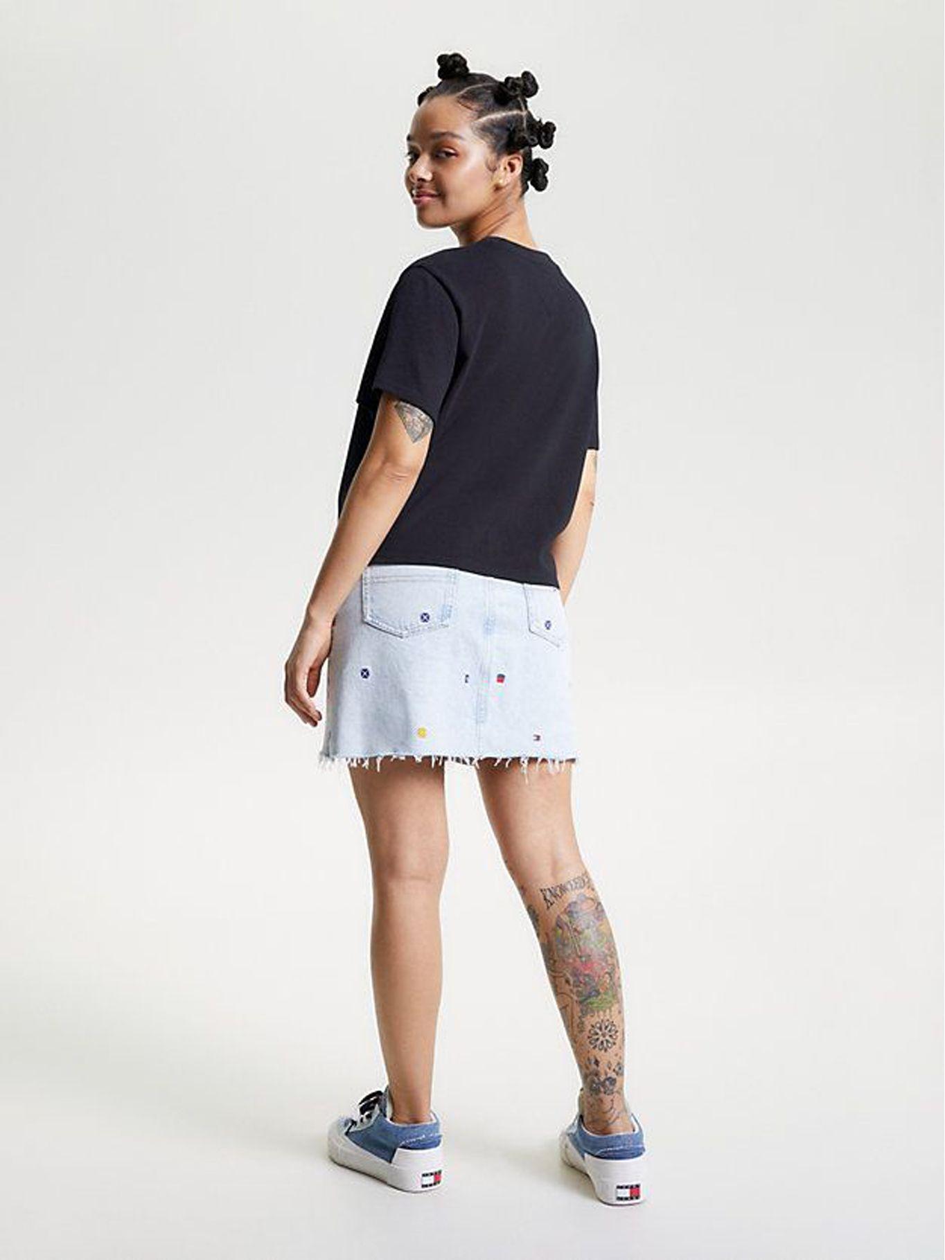 Polera Modern Flag  Azul Tommy Jeans-4