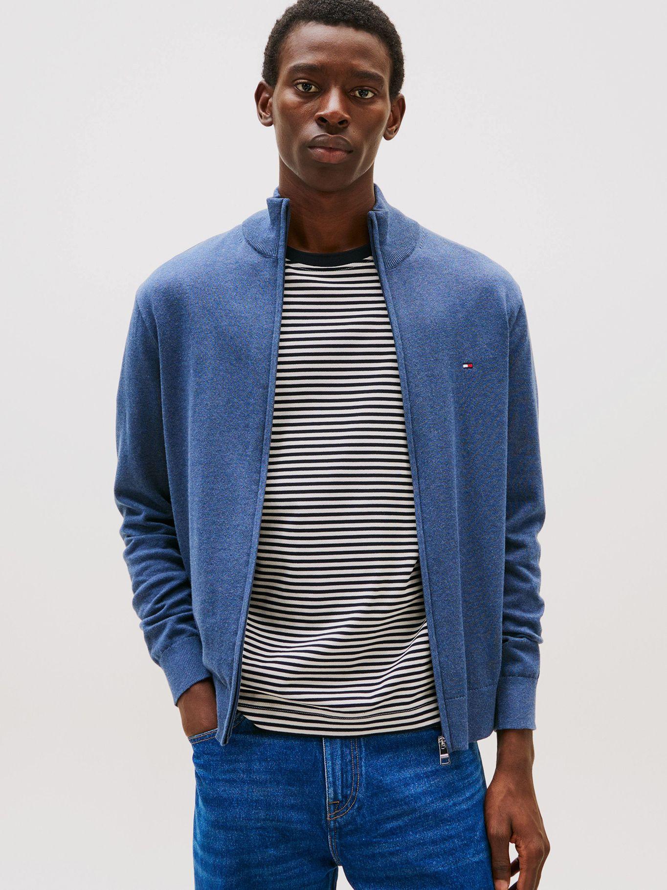 Sweater Essential Cotton/ Cierre Celeste Tommy Hilfiger-0