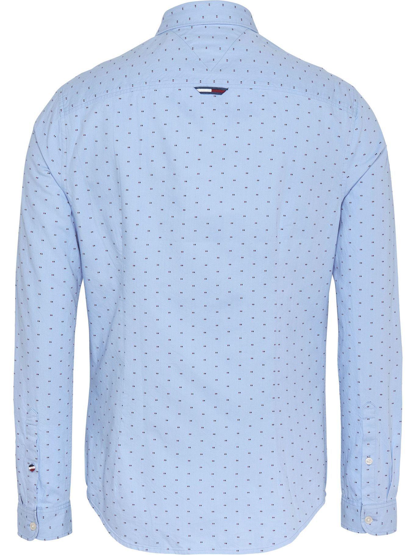 Camisa Dobby Twill Celeste Tommy Jeans E2 F2-1