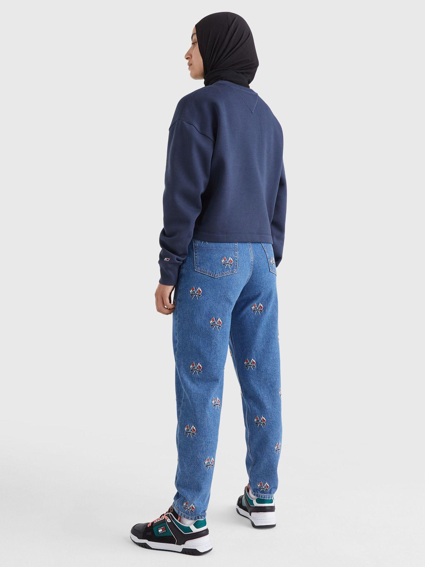 Polerón Relaxed Essential Logo Azul Tommy Jeans-2