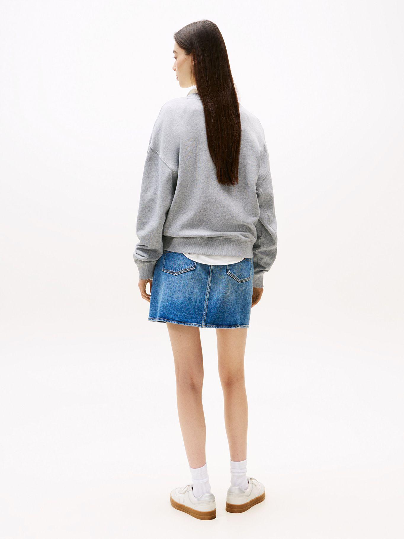 Polerón Relaxed Varsity Gris Q13 Tommy Jeans-2