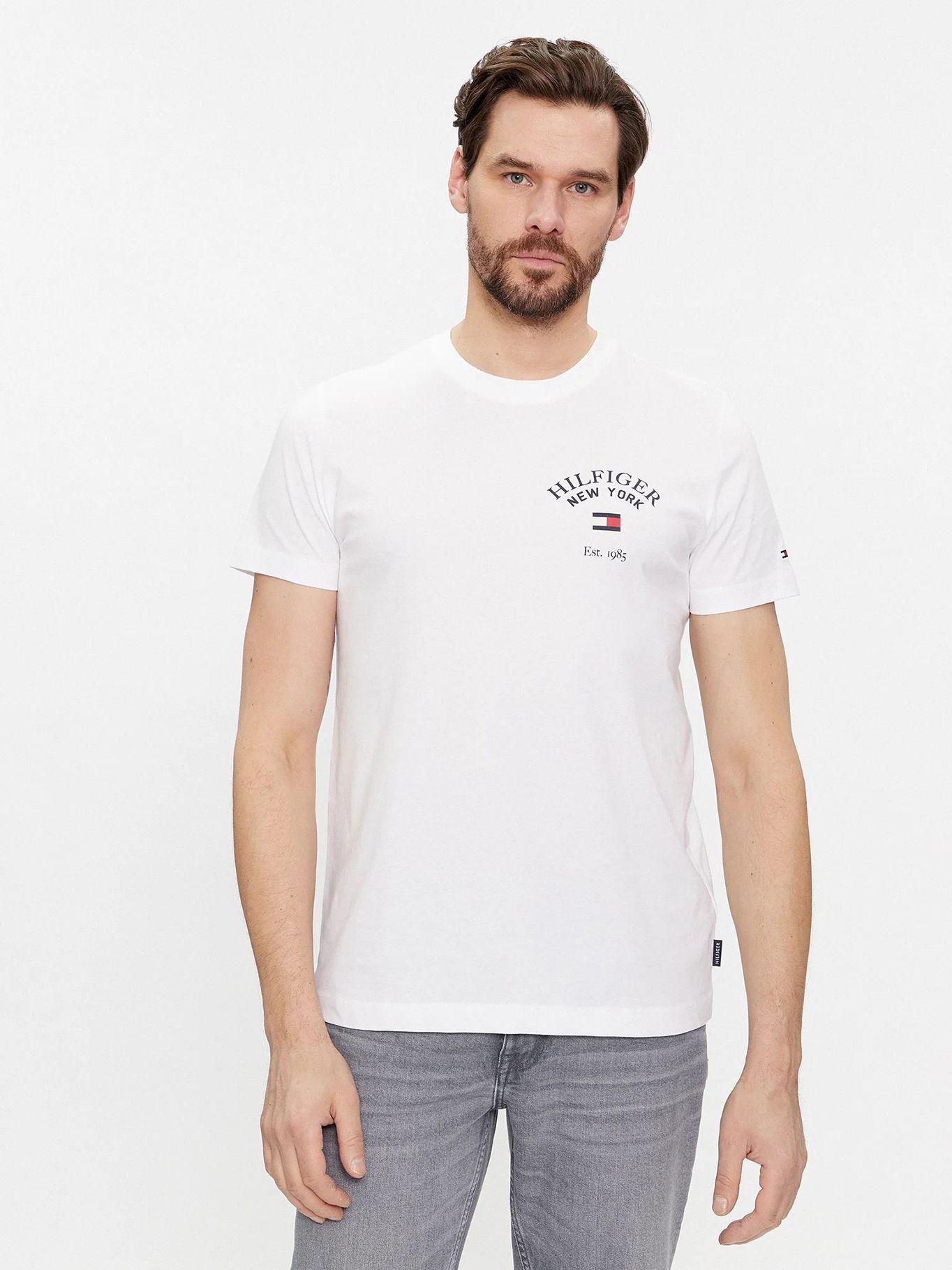 Polera Archive Varsity Logo Blanco Tommy Hilfiger-0
