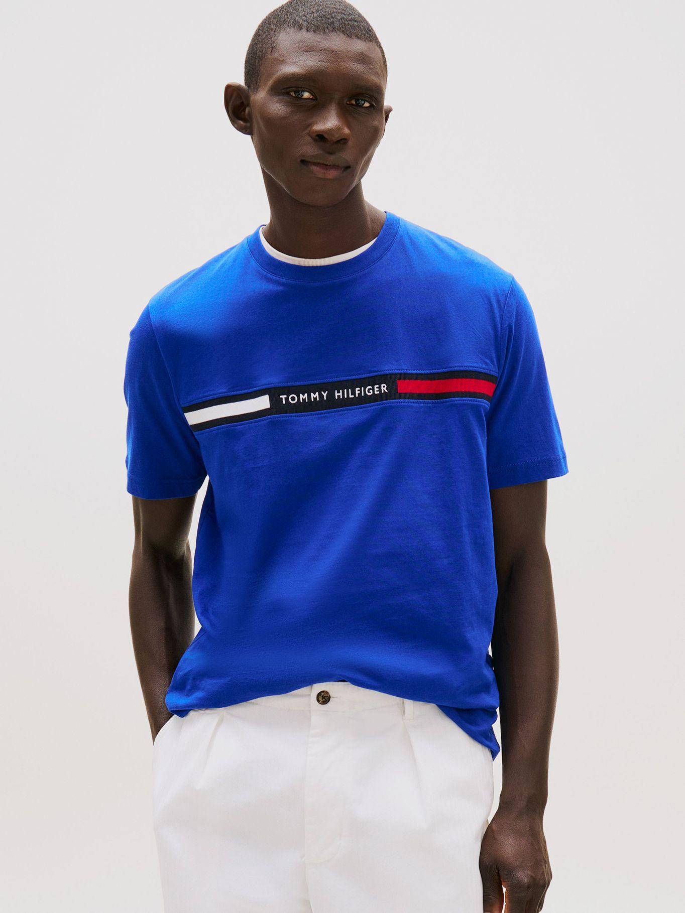 Polera Chest Insert Logo Azul Tommy Hilfiger-0