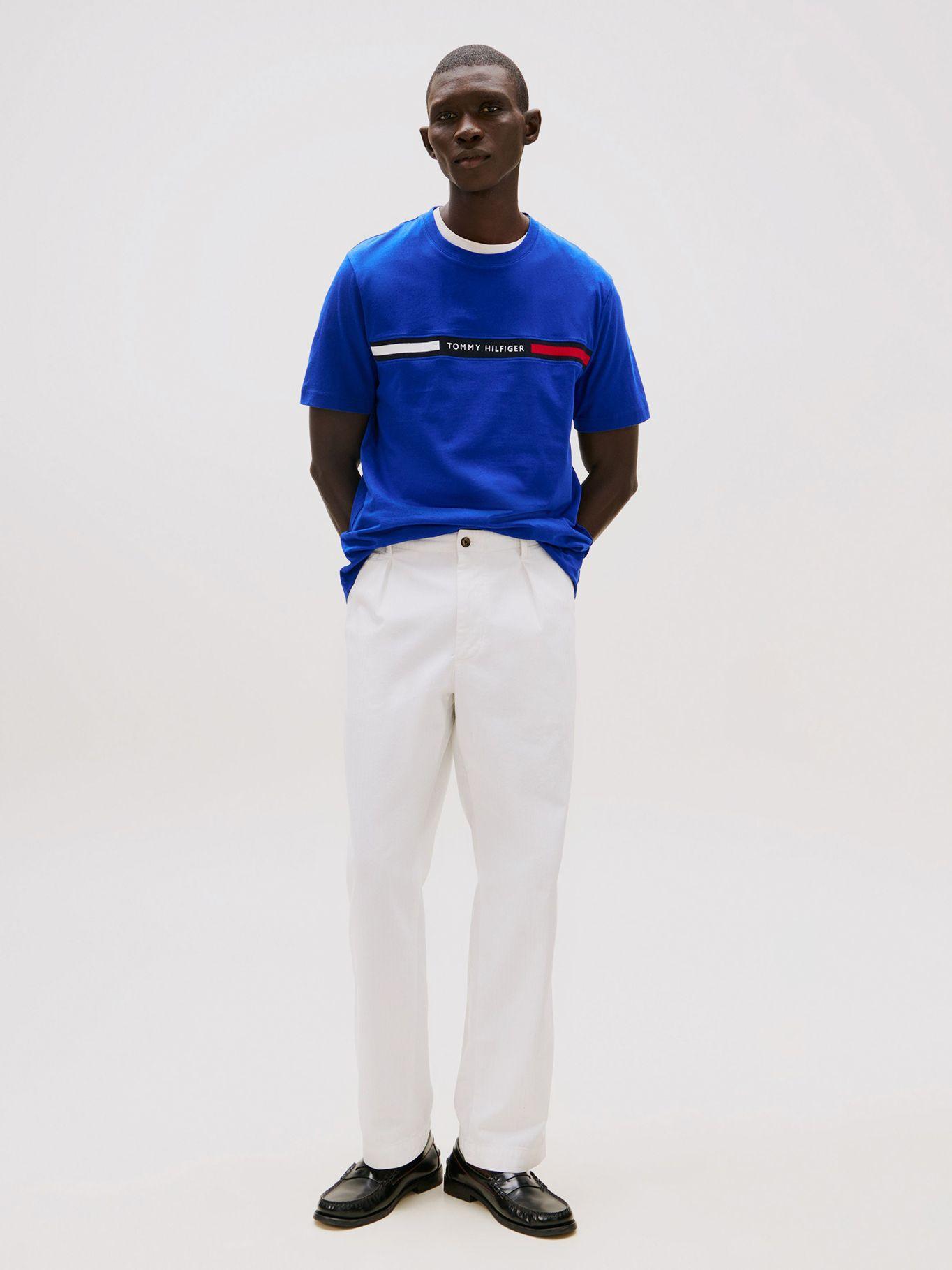 Polera Chest Insert Logo Azul Tommy Hilfiger-1