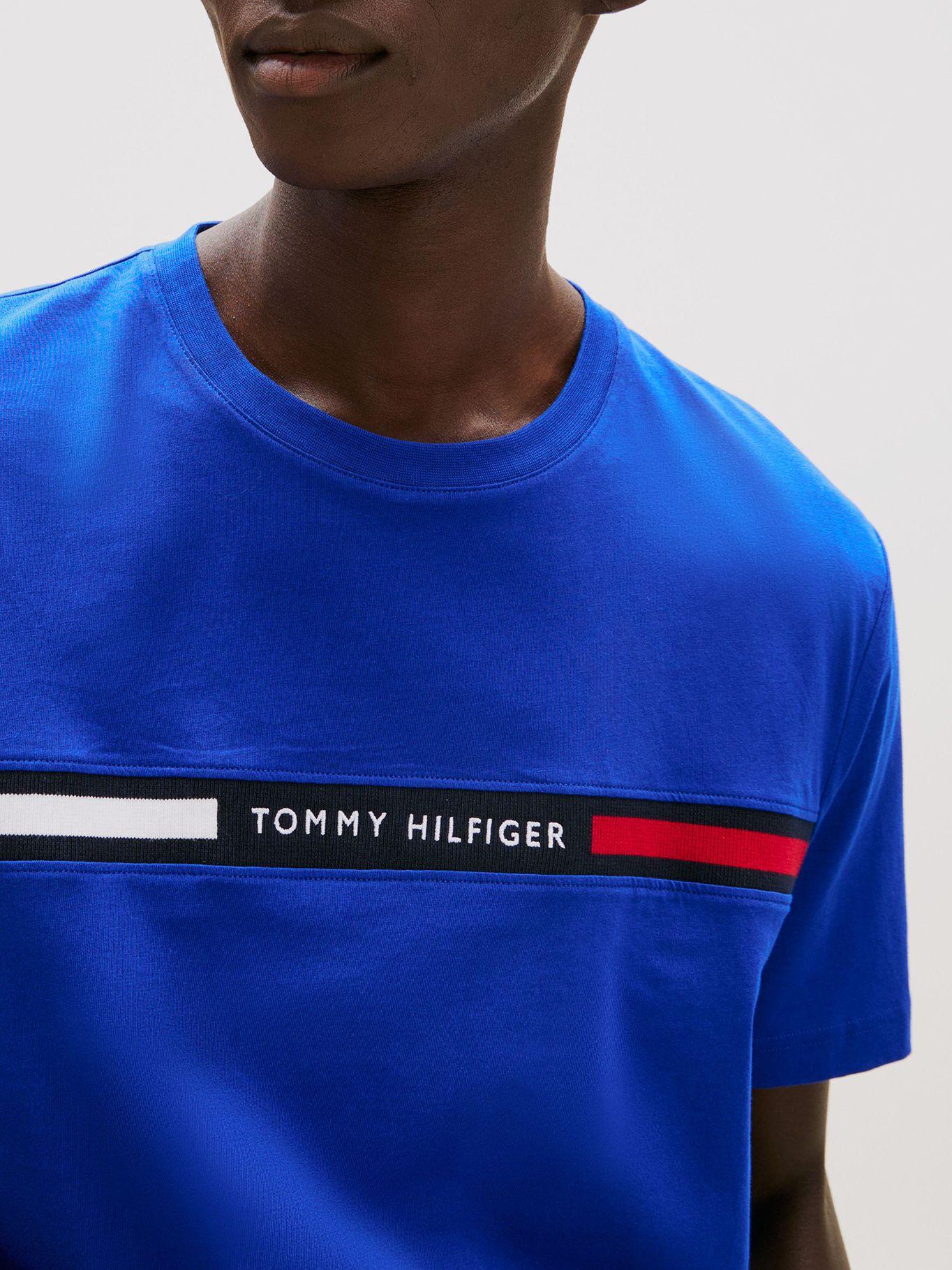 Polera Chest Insert Logo Azul Tommy Hilfiger-3