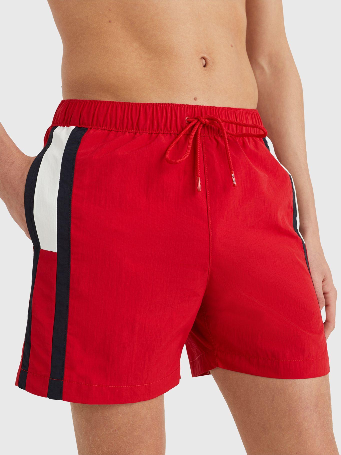 Traje De Baño Con Bandera Rojo Tommy Hilfiger-1