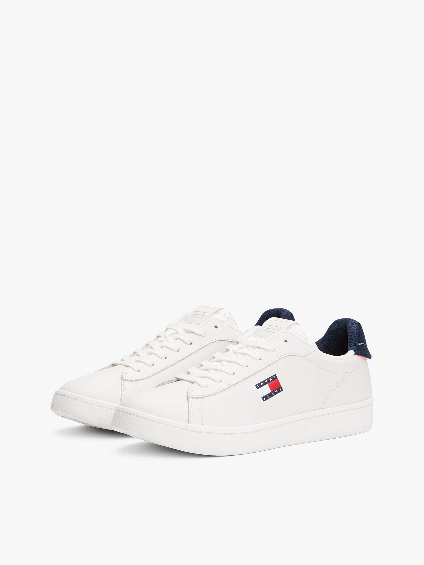 Zapatilla Archive De Cuero Blanco Tommy Jeans-0