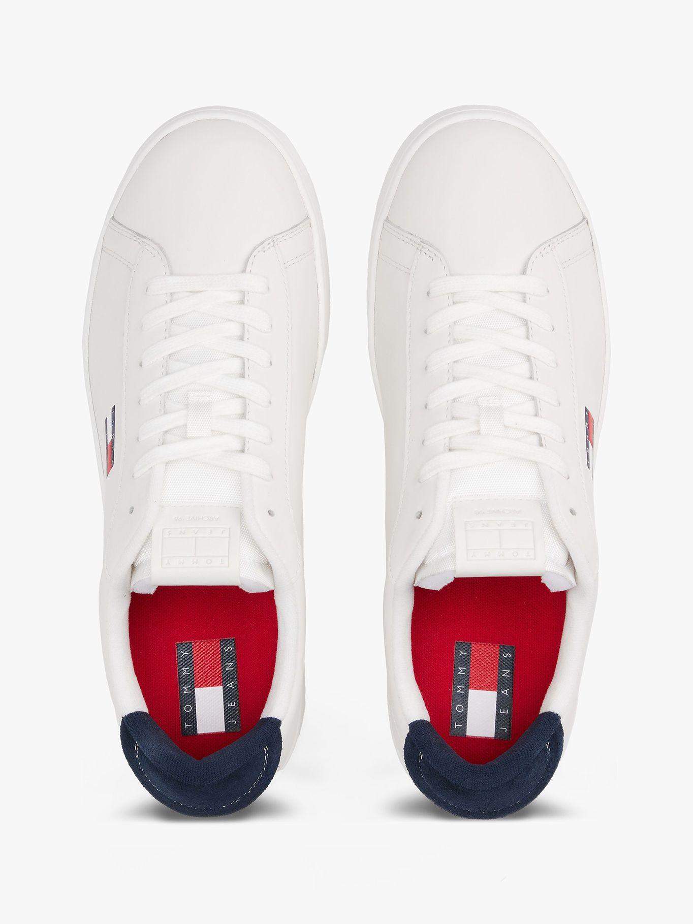 Zapatilla Archive De Cuero Blanco Tommy Jeans-2