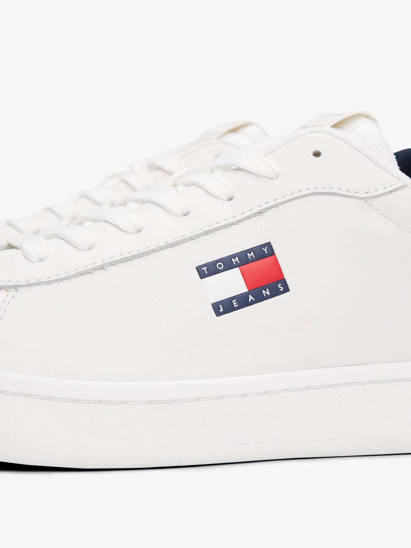 Zapatilla Archive De Cuero Blanco Tommy Jeans-6