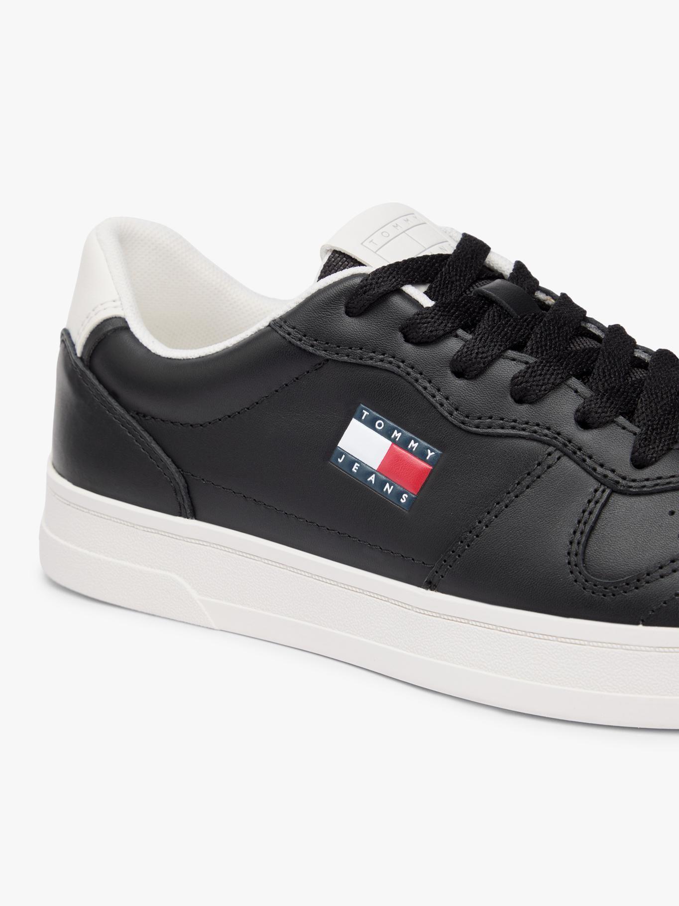 Zapatillas De Cuero Con Logo-7