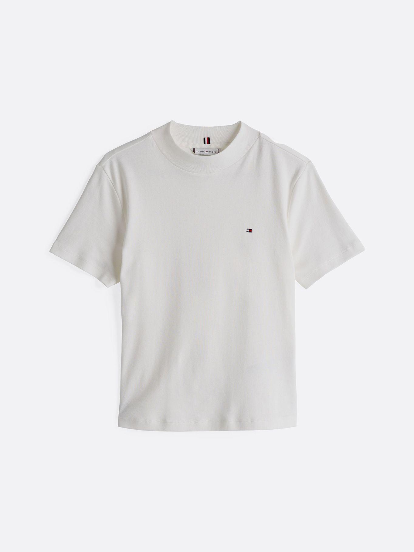 Polera Cropped Slim Fit Blanco Tommy Hilfiger-4